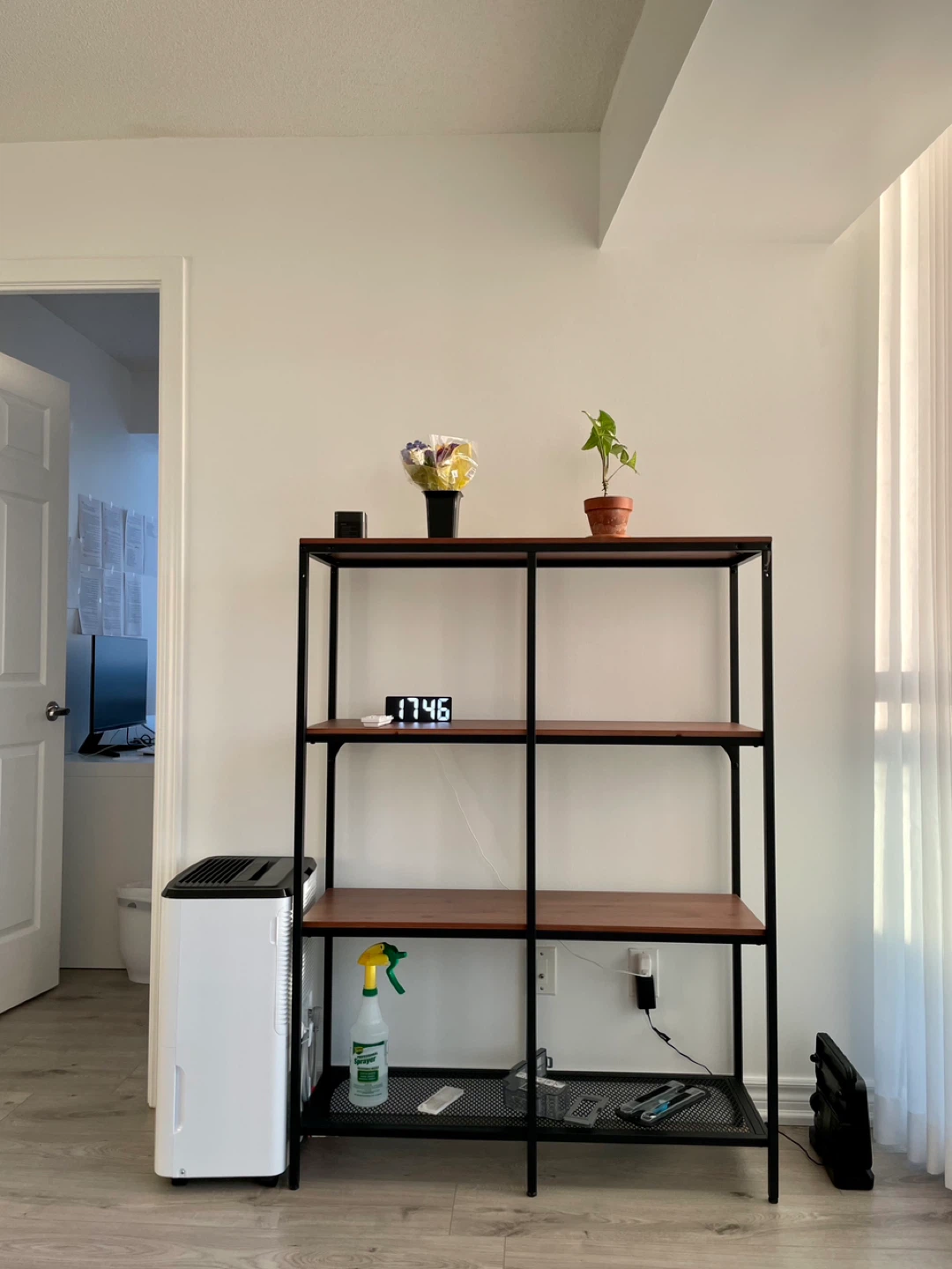 Ikea Industrial Style 4-Tier Bookshelf