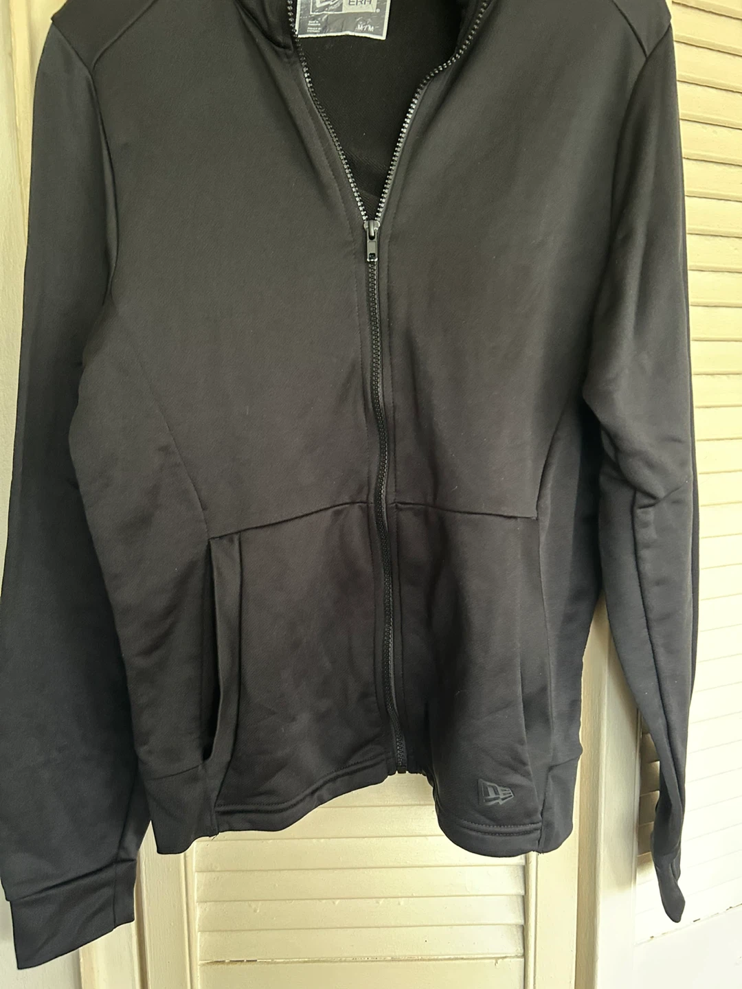 New Era Black Full Zip Hoodie Jacket M/M - photo 2