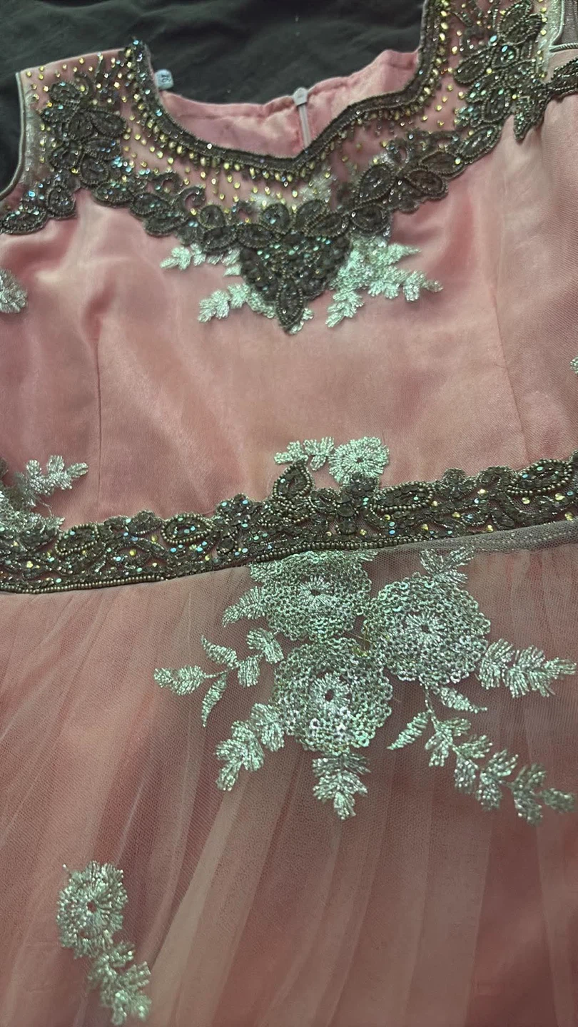 Pink Embellished Tulle Dress - photo 2