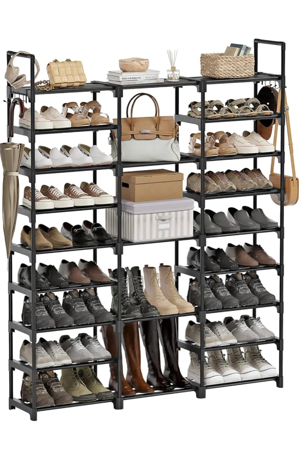 9 Tier Shoe Rack Organizer