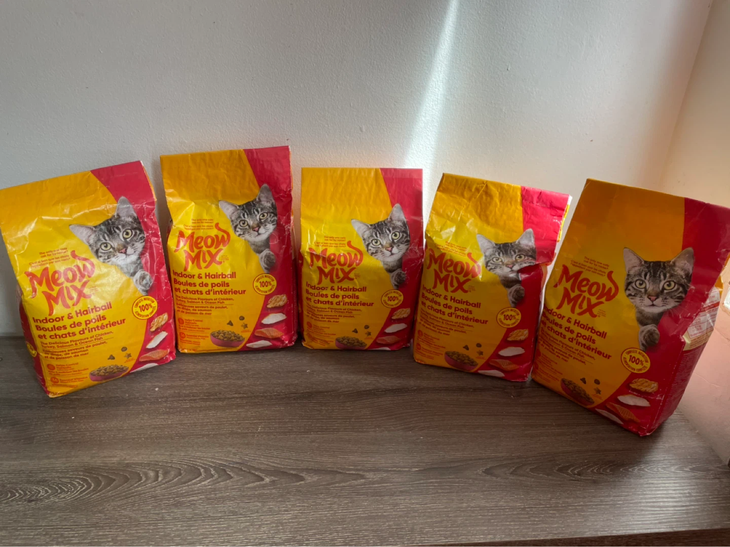 MeowMix 1.42kg Cat Food Lot