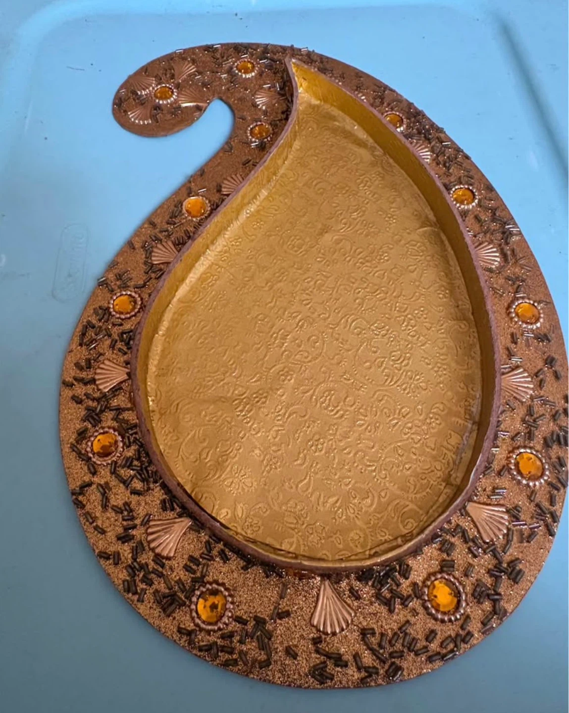 Decorative Serving Trays (Heart & Paisley Shaped)