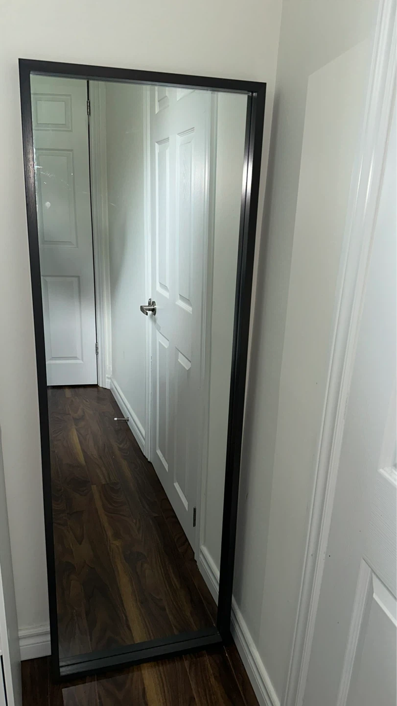 Full Length Standing Mirror - Black Frame - photo 2