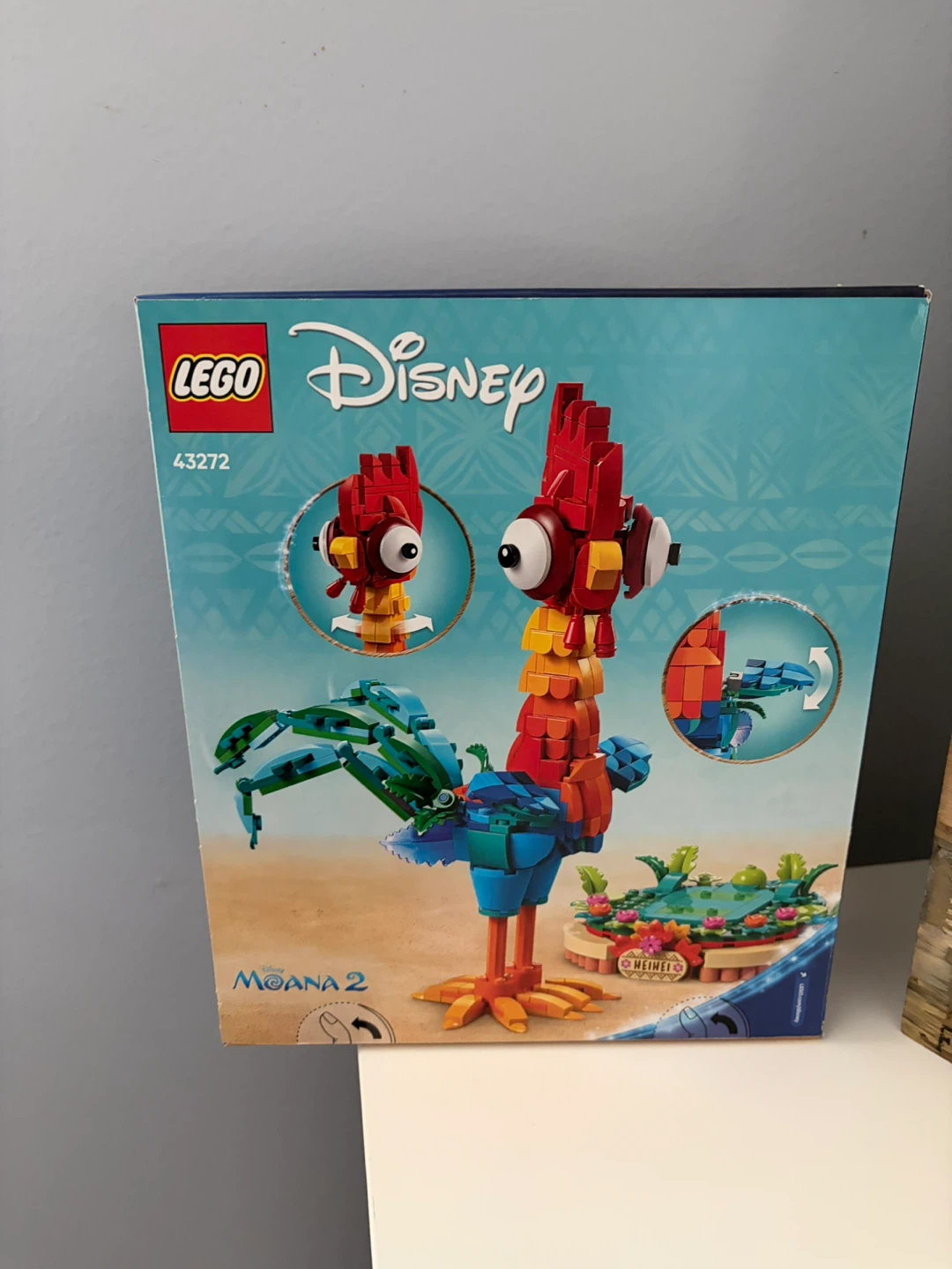 New! LEGO Disney Moana 2 Heihei Building Set 43272