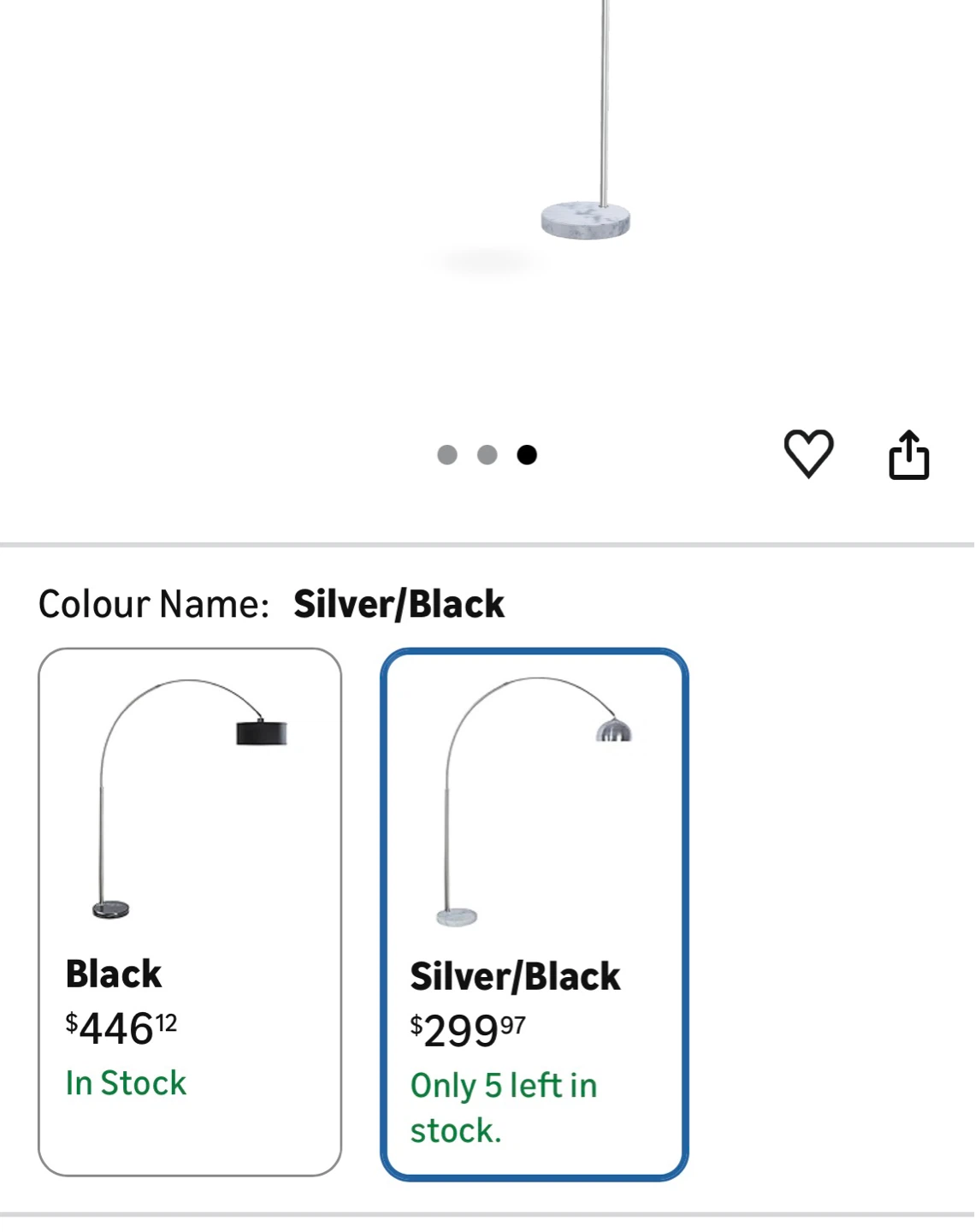 SH Lighting 81" Adjustable Arching Floor Lamp - Silve - photo 2