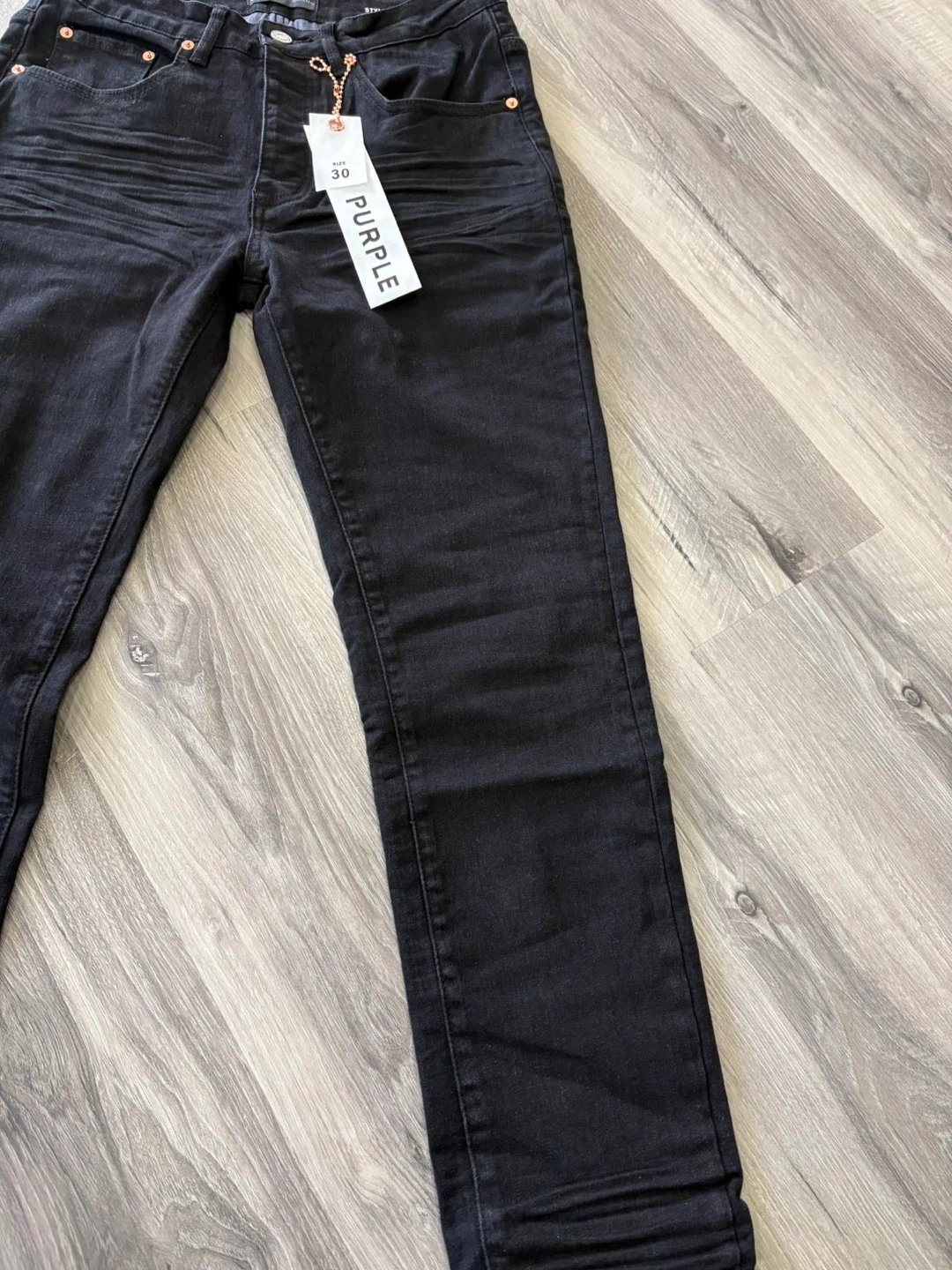 Purple Brand Black Denim Jeans Size 30 - photo 3