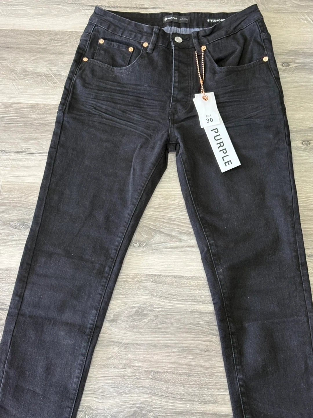 Purple Brand Black Denim Jeans Size 30 - photo 4