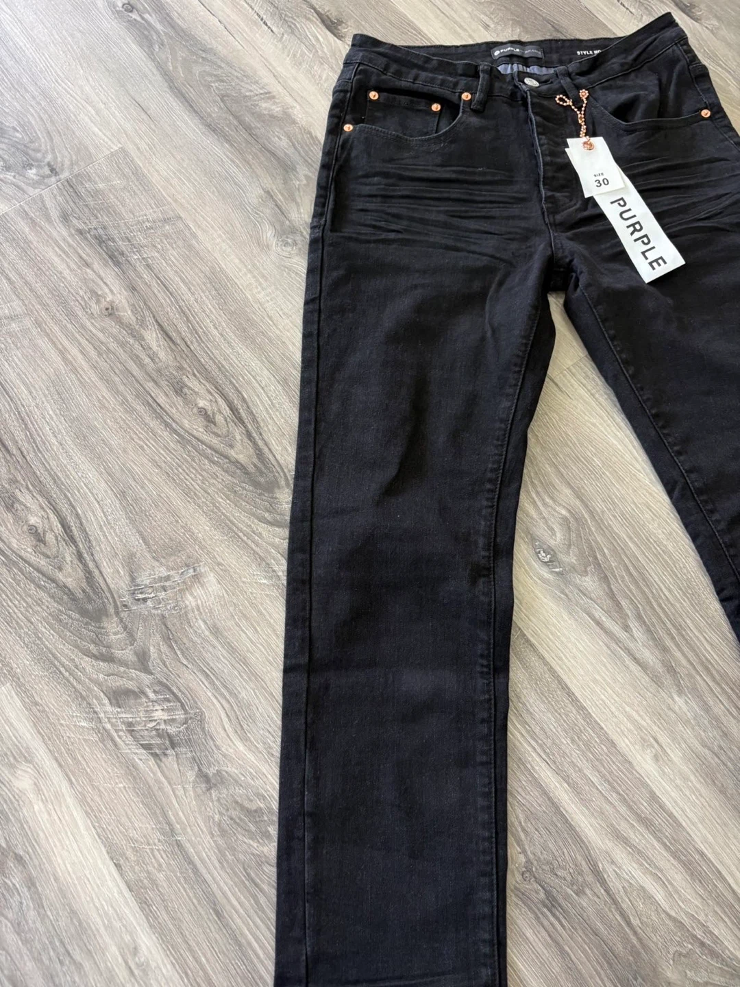 Purple Brand Black Denim Jeans Size 30 - photo 5