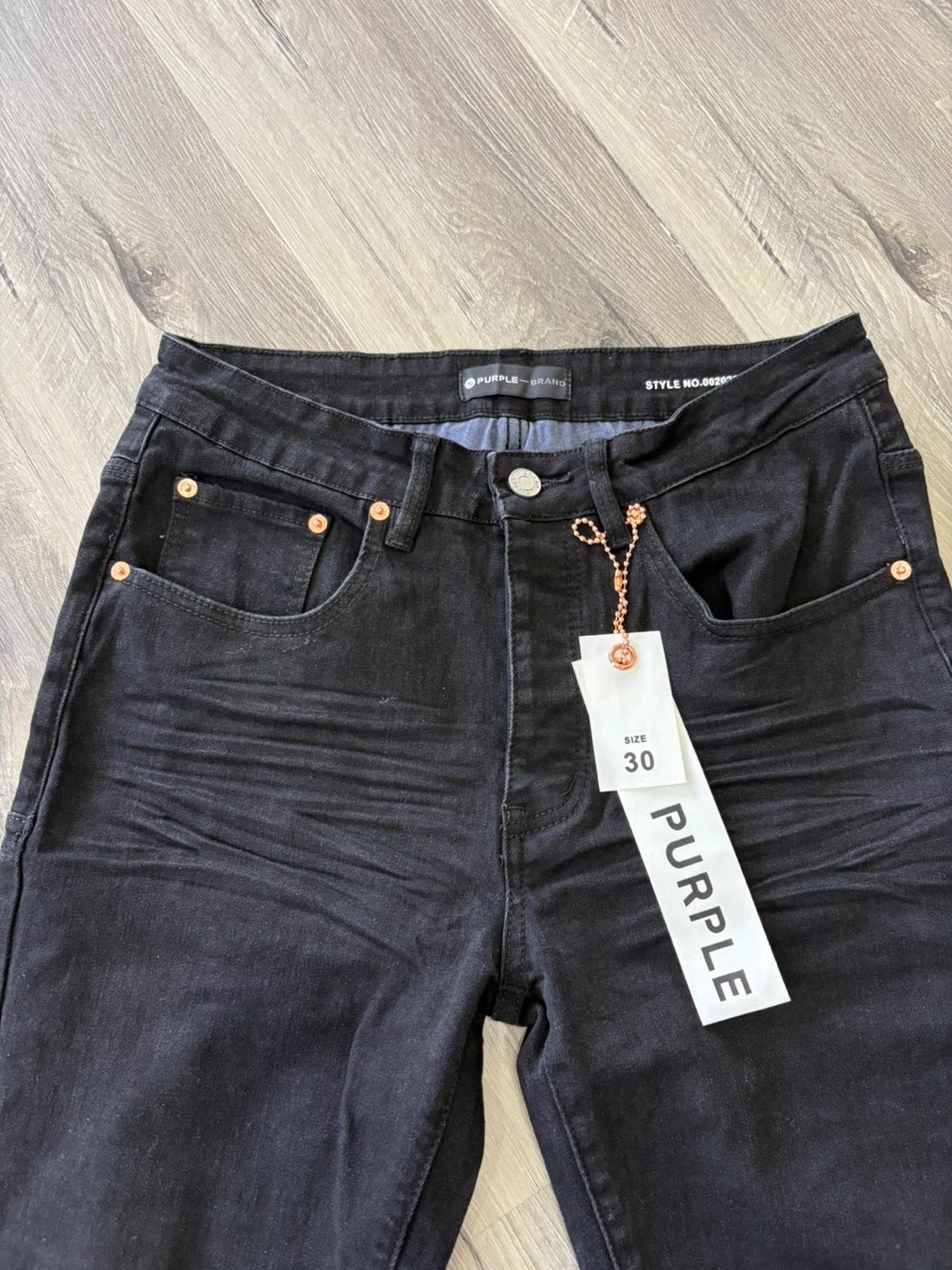 Purple Brand Black Denim Jeans Size 30