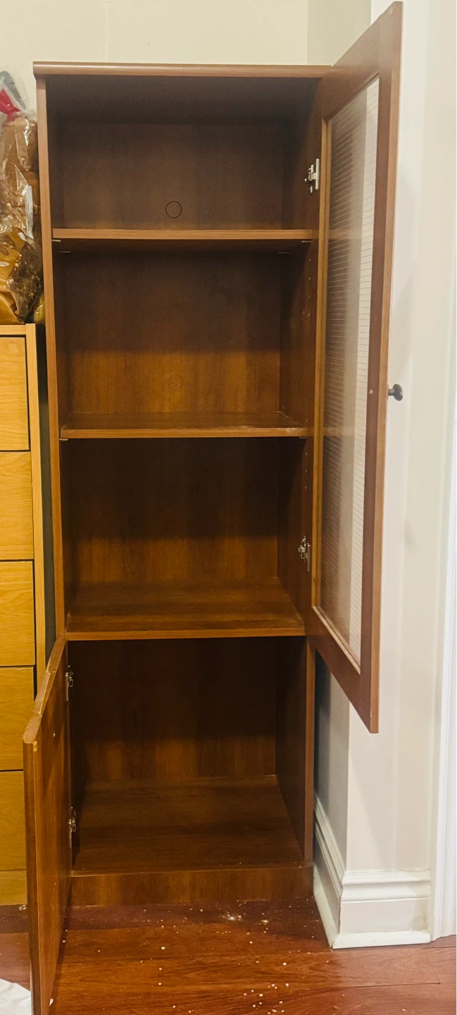 Wooden Glass Door Display Cabinet