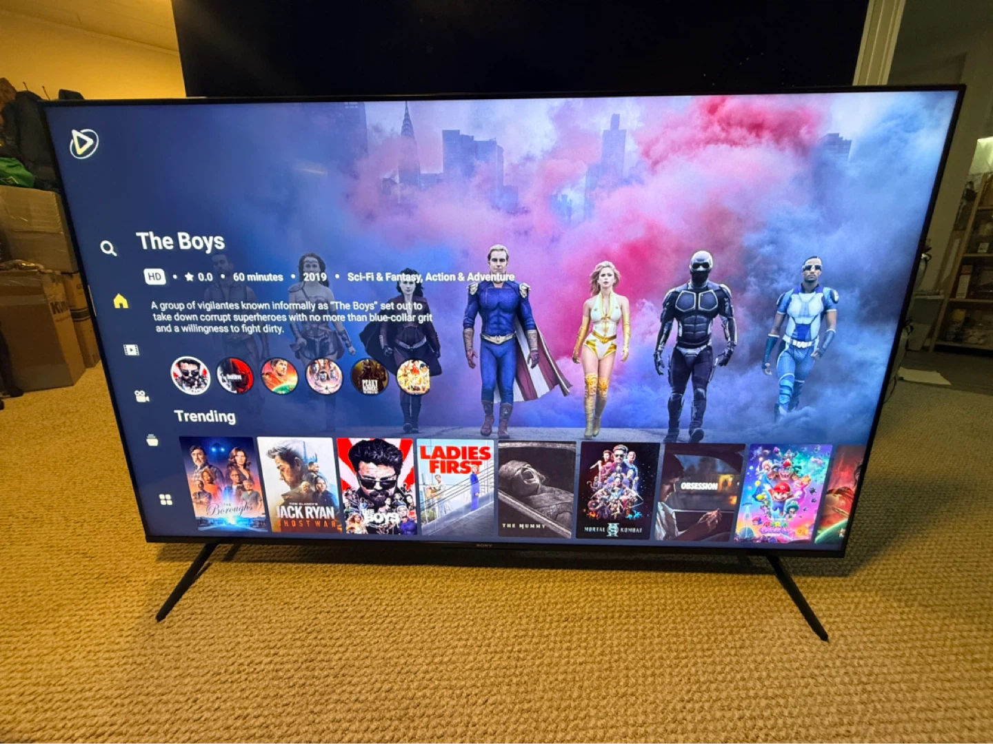 65” Sony Smart TV with Google TV