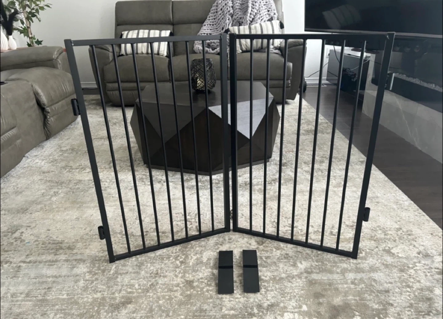Snagle Paw Metal Freestanding Dog Gate