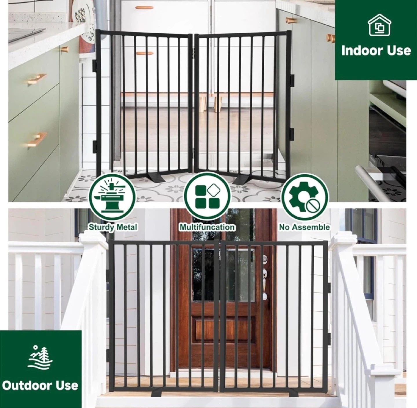 Snagle Paw Metal Freestanding Dog Gate - photo 4