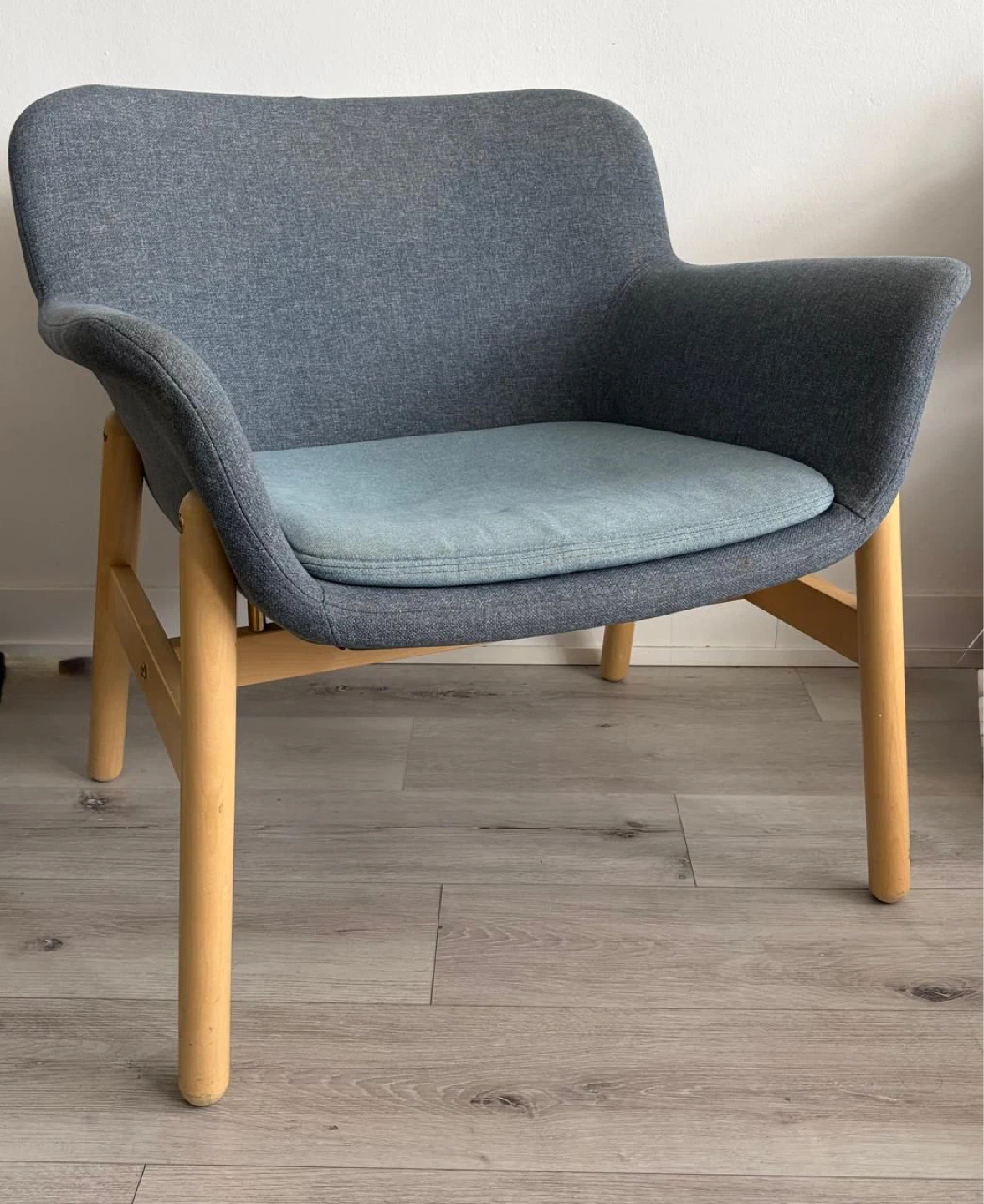 IKEA VEDBO Armchair (Gunnared Blue)