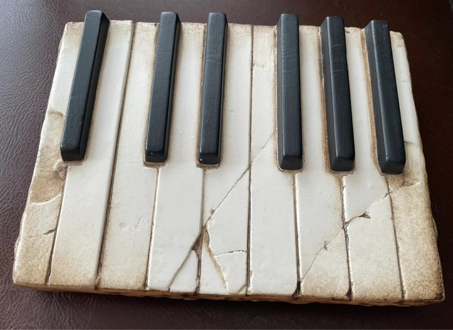 Sid Dickens Piano Keys Memory Block Art Piece