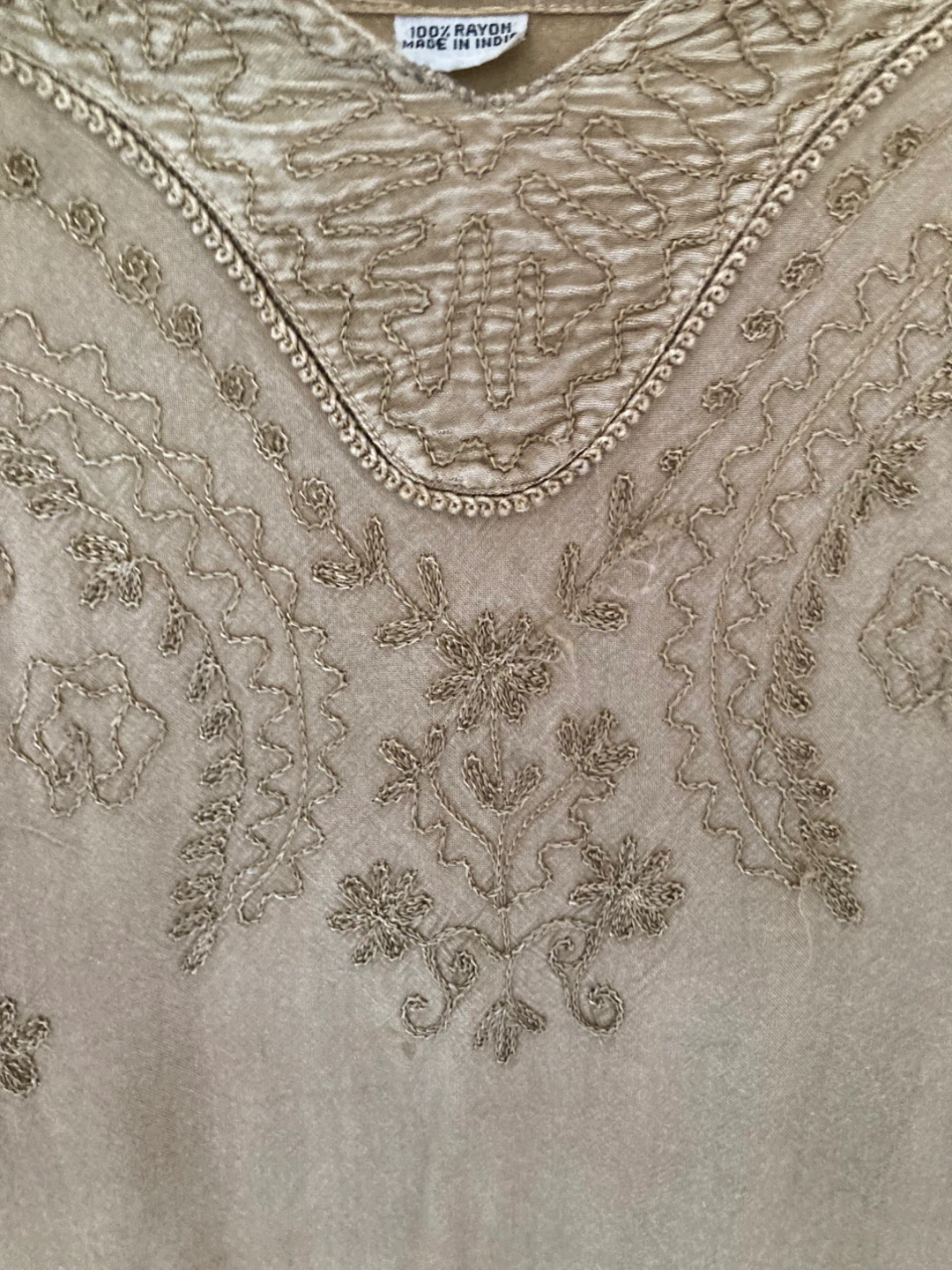 Embroidered Rayon Top - M - photo 2