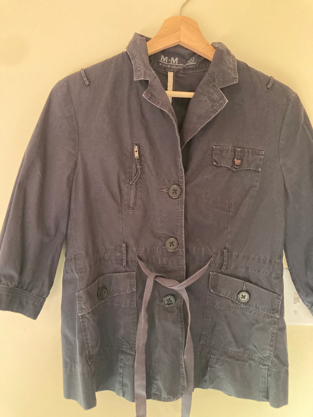 M by Missoni Charcoal-Navy Utility Jacket