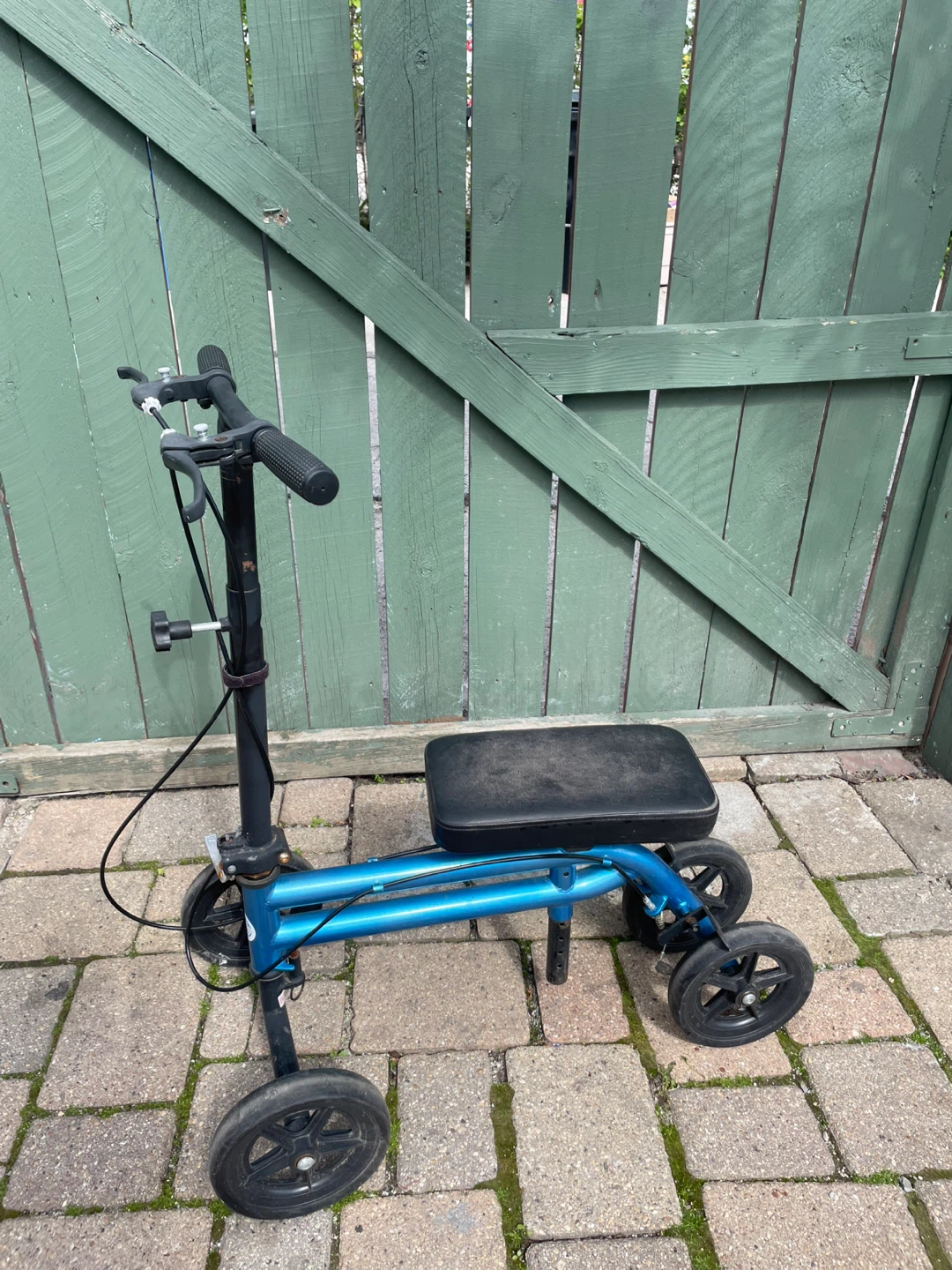 Blue 4-Wheel Knee Scooter Walker - photo 2