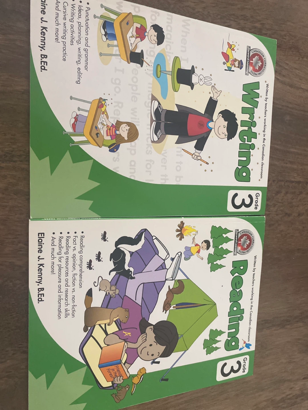 Grade 3 Writing and Reading Activity Books