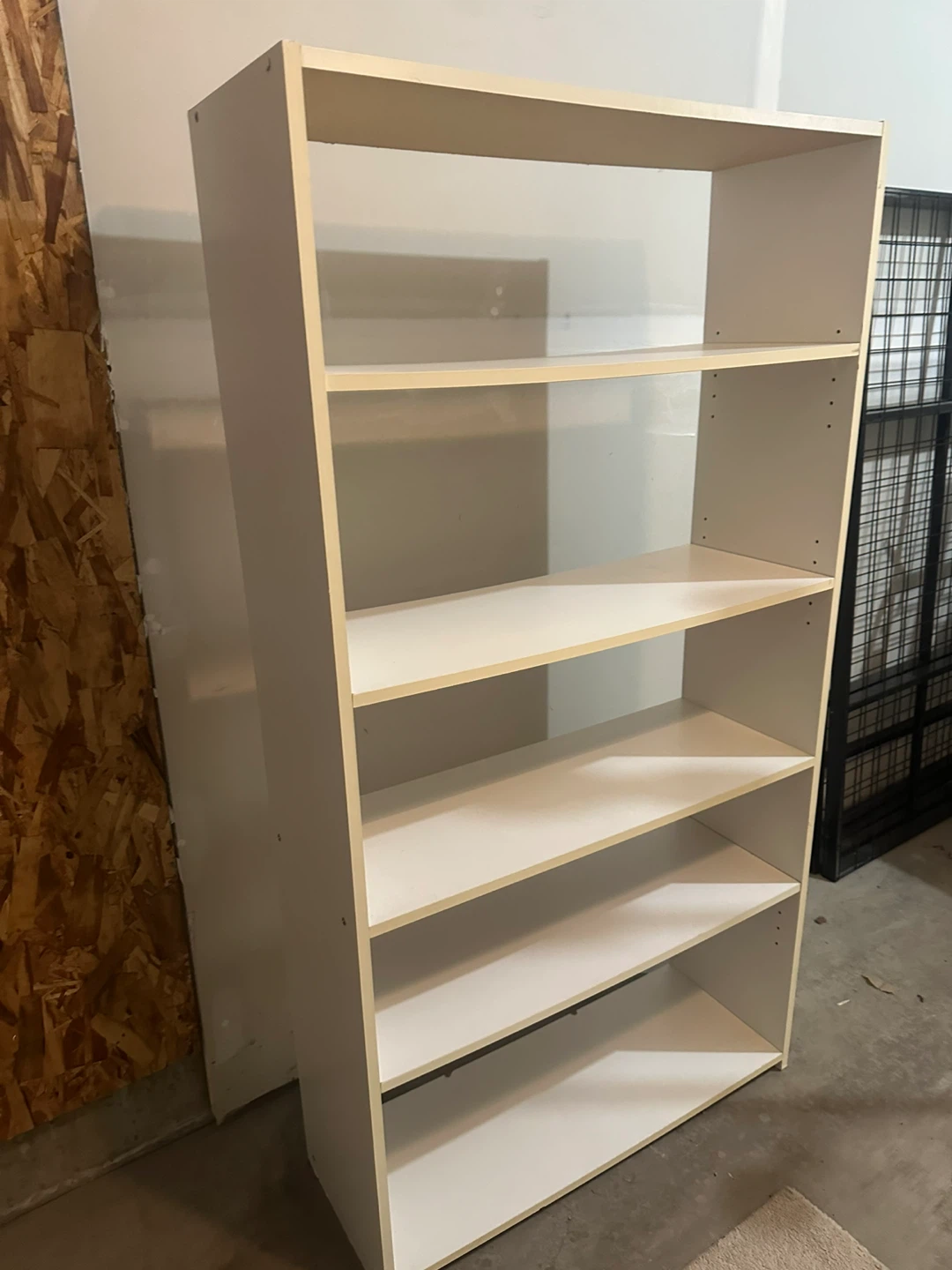White 5-Shelf Bookcase - photo 4
