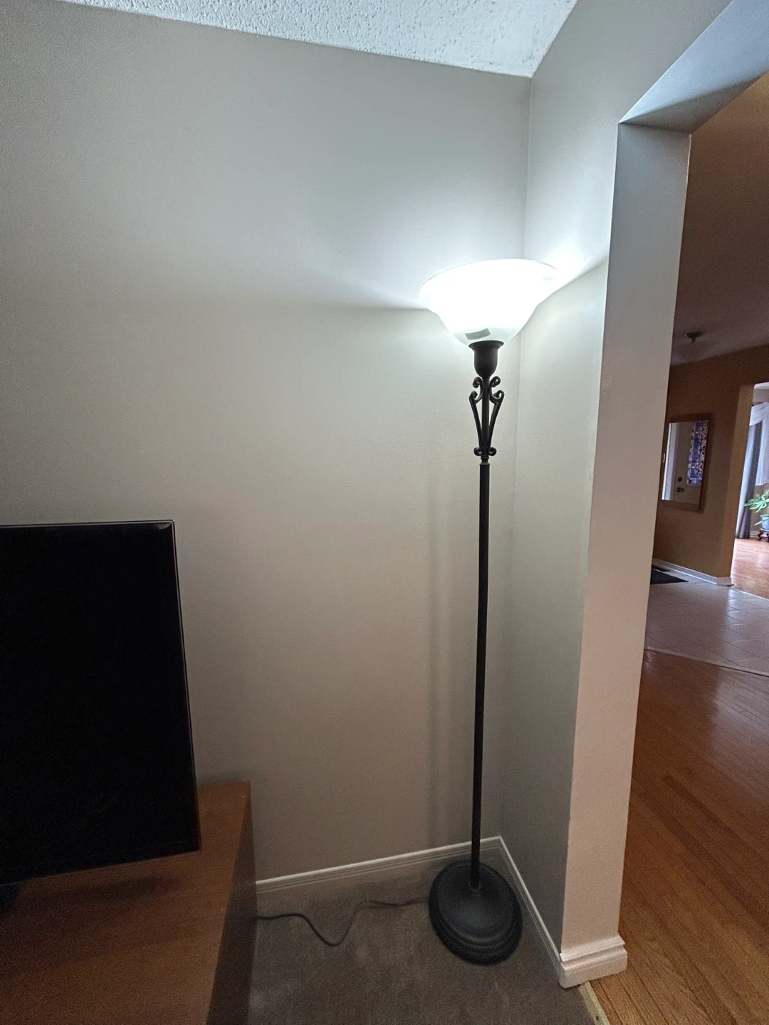 Floor Lamp with Frosted Glass Shade - photo 4