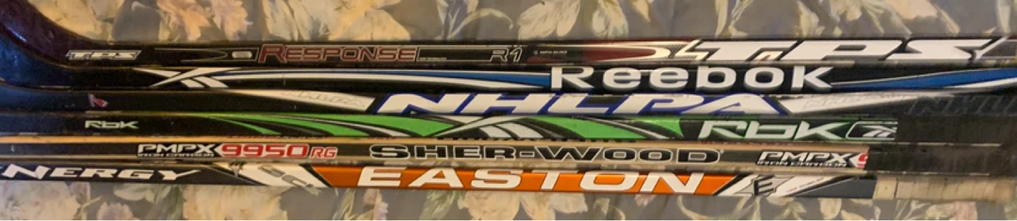Assorted Left Handed Hockey Sticks