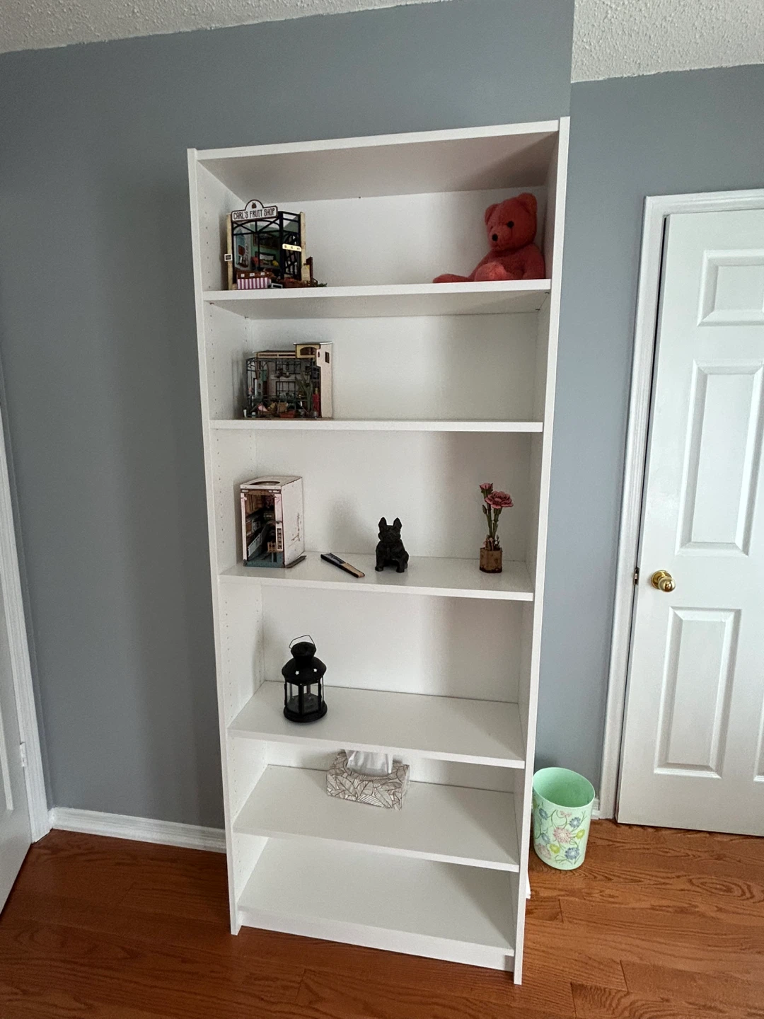 IKEA White 5-Shelf Bookshelf