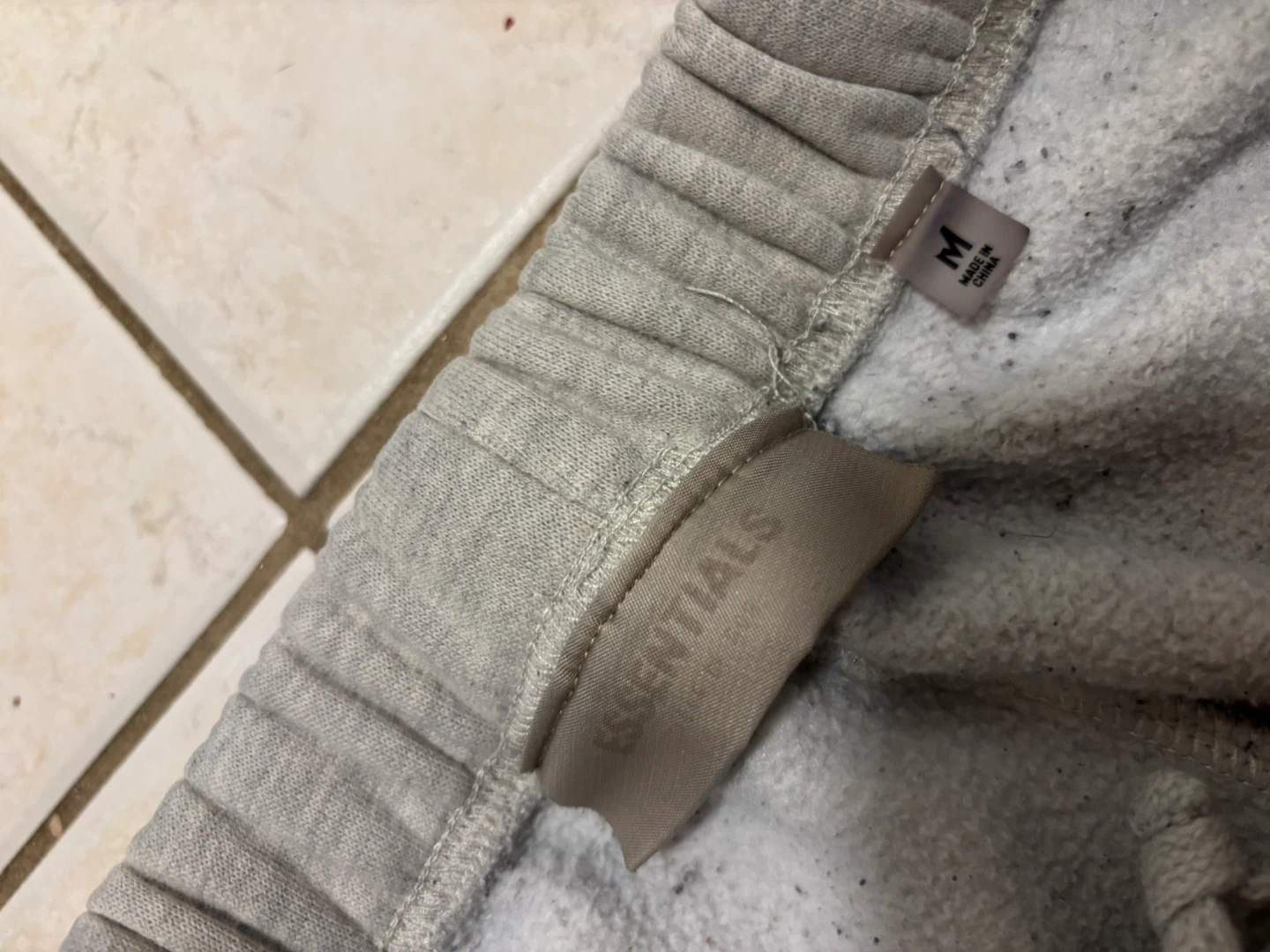 Fear of God Essentials Sweatpants Medium Grey - photo 3