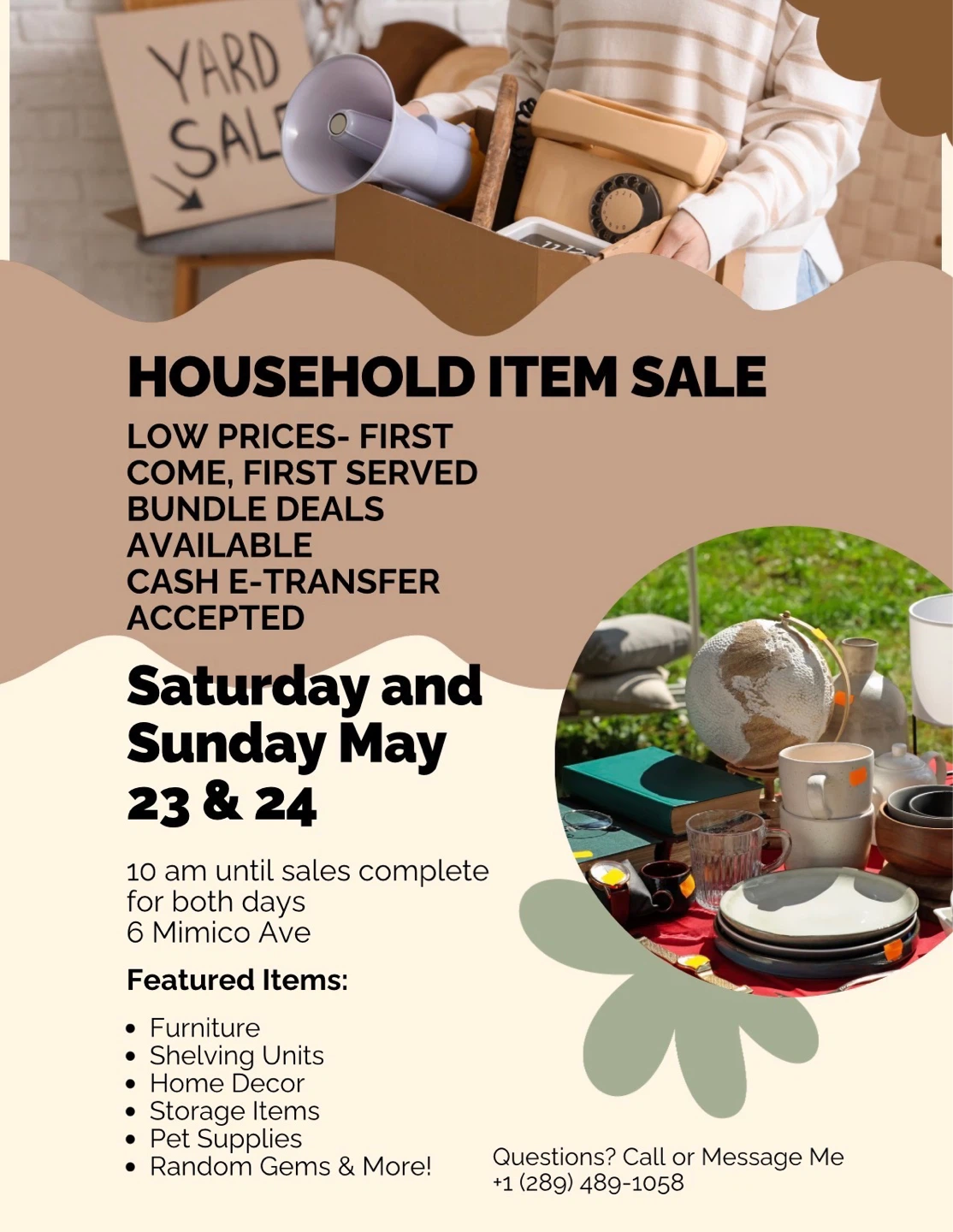 Household Items - Yard Sale