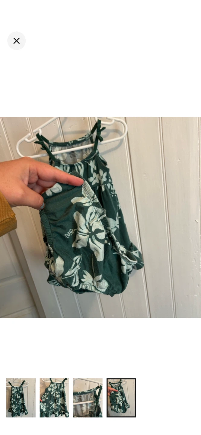 Carter's Baby Girls Floral Dress Size 18m - photo 4