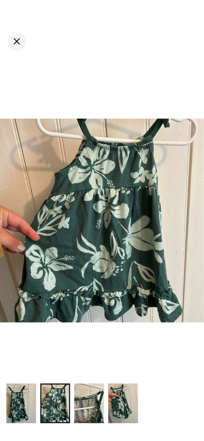 Carter's Baby Girls Floral Dress Size 18m - photo 2
