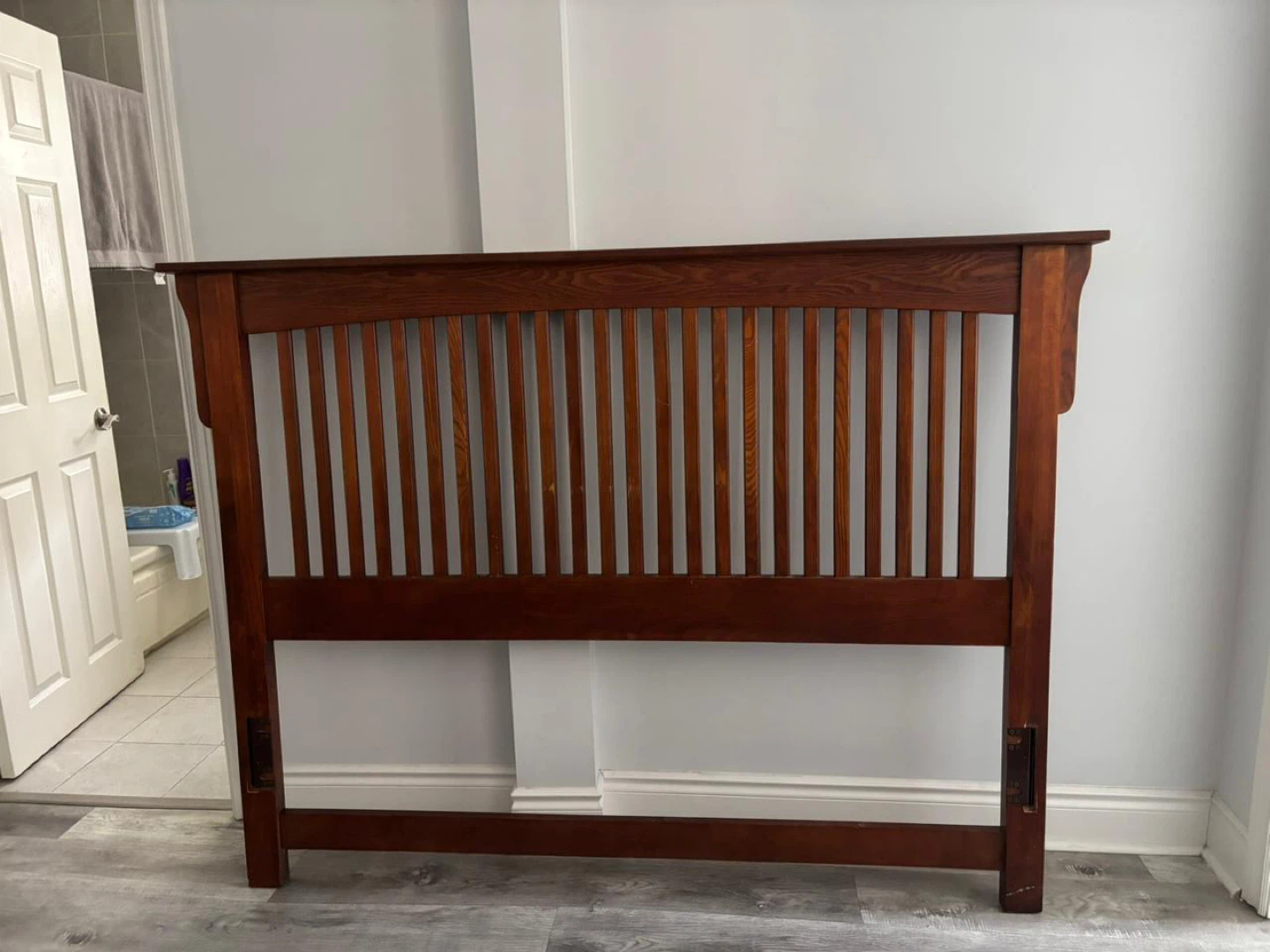 Wooden Headboard and Footboard Set - photo 2