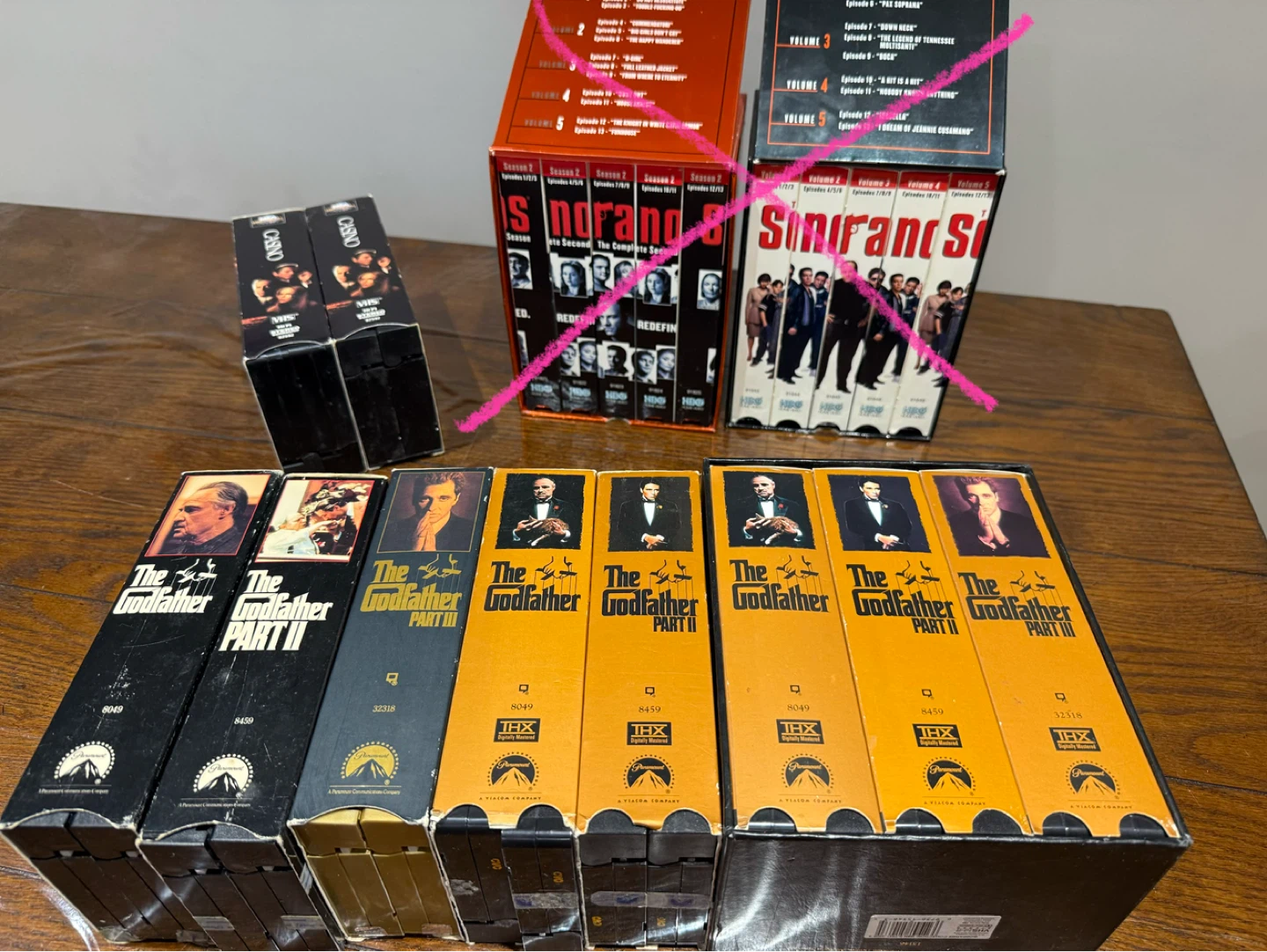 The Godfather & Casino VHS Set - photo 2