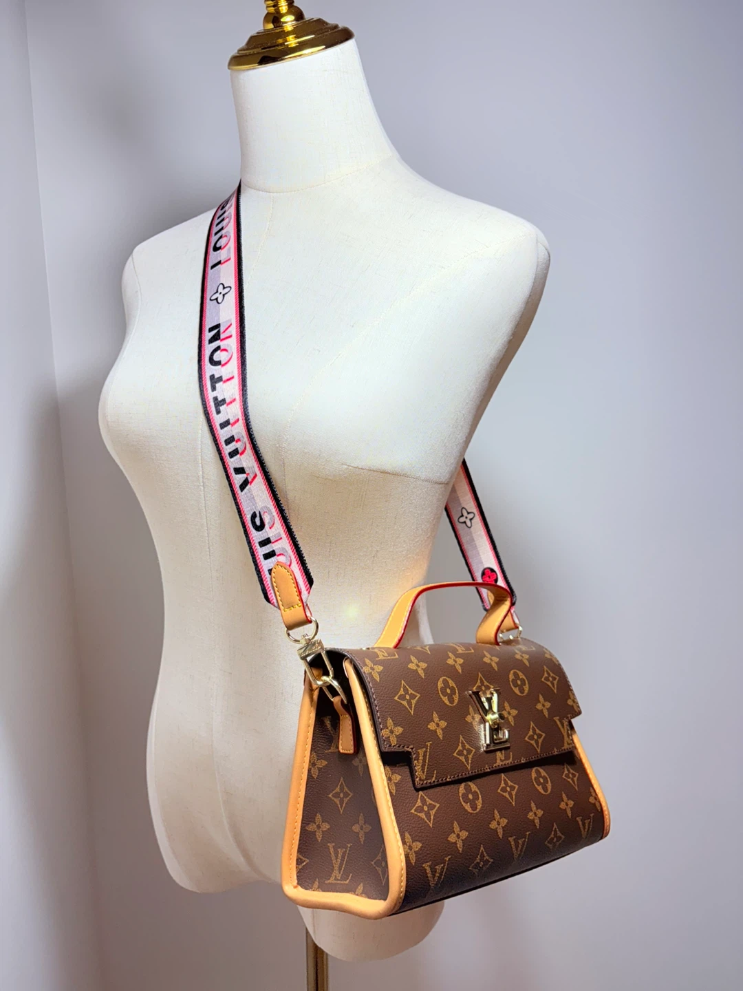Monogram Canvas Small Brown Bag