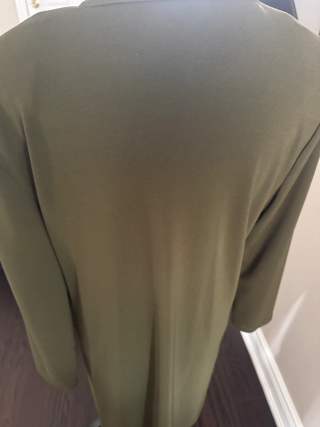 S.C. & CO. Tricot Long Jacket - Olive Green - photo 4