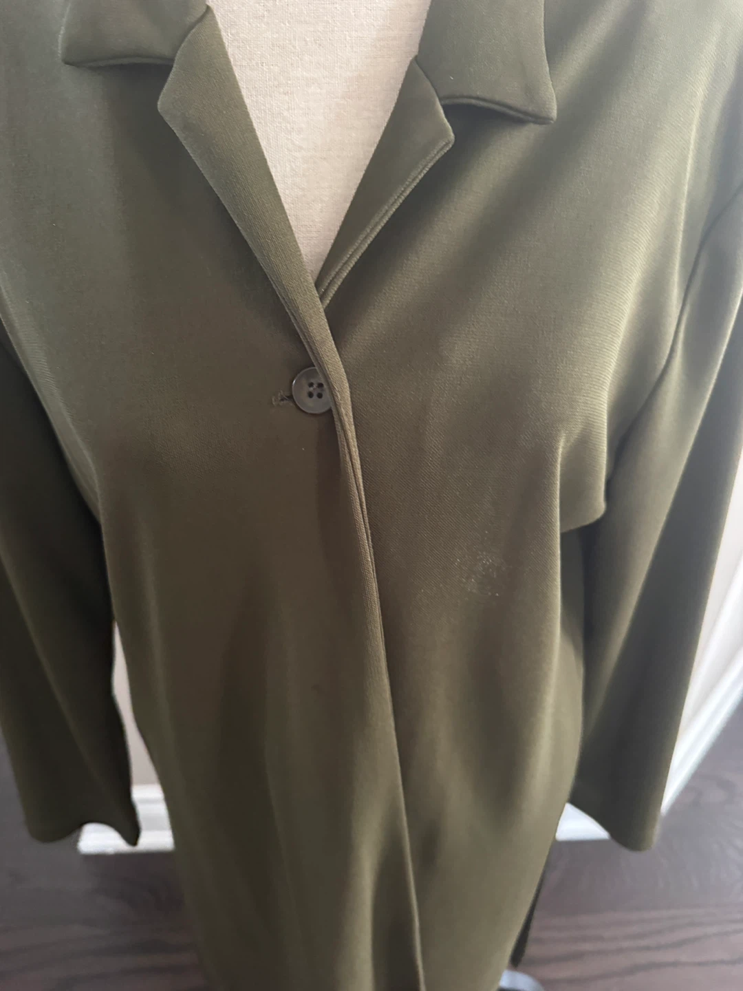 S.C. & CO. Tricot Long Jacket - Olive Green - photo 3