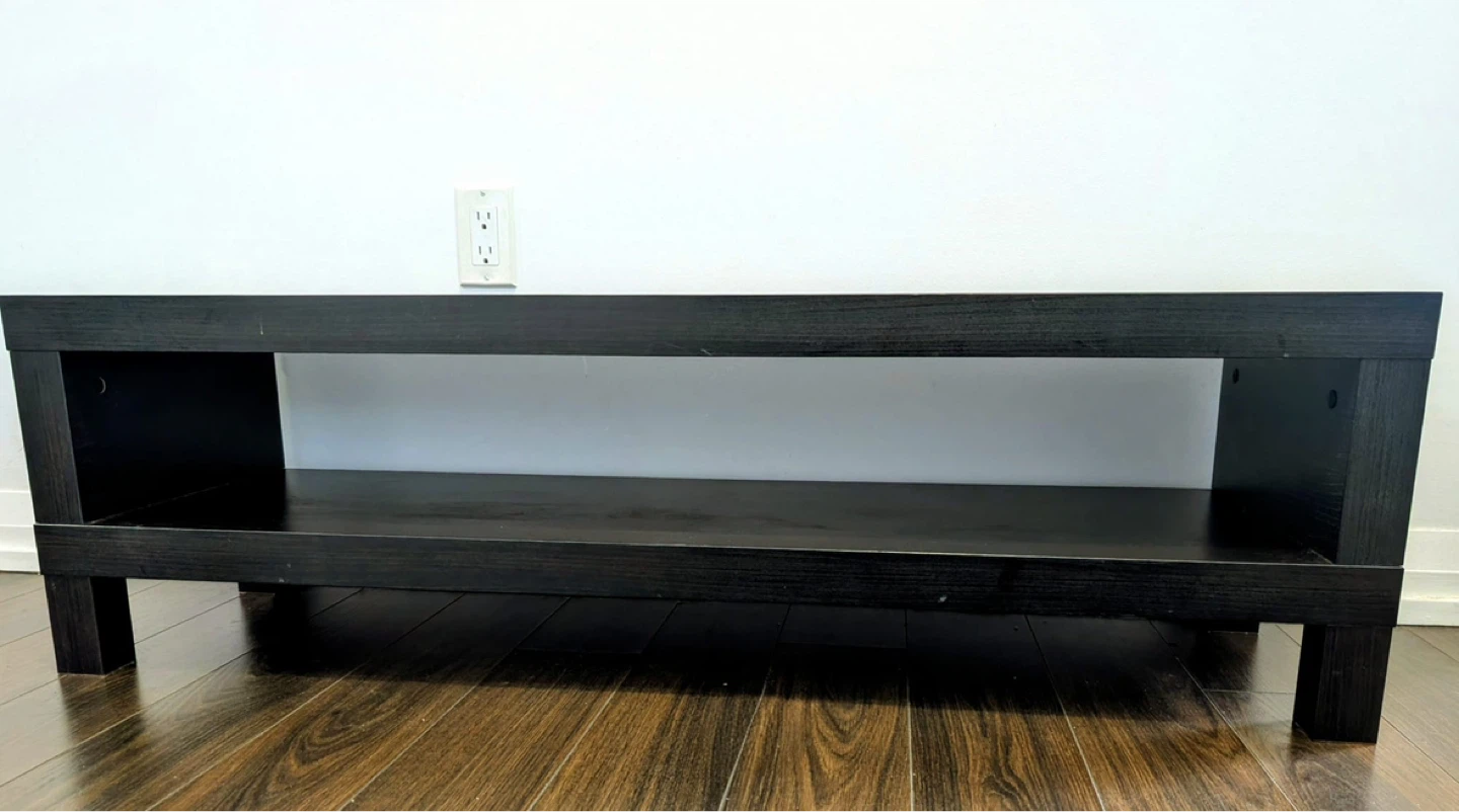 Ikea Black Entertainment Center TV Stand