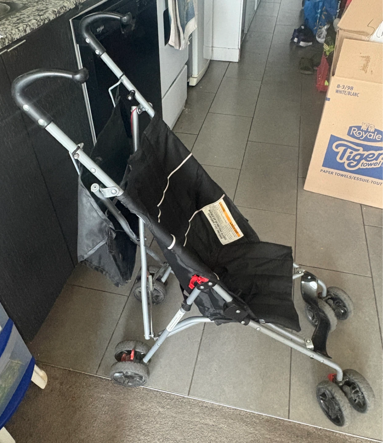 Black Lightweight Umbrella Stroller - photo 3