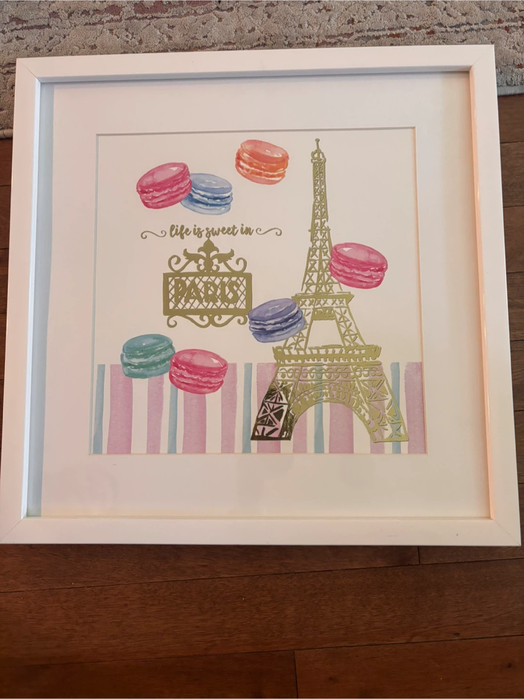 Framed Paris Macaron Wall Art