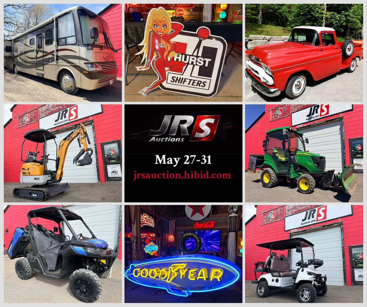 JRS Auctions RV & Machinery Sale begins May 27-31