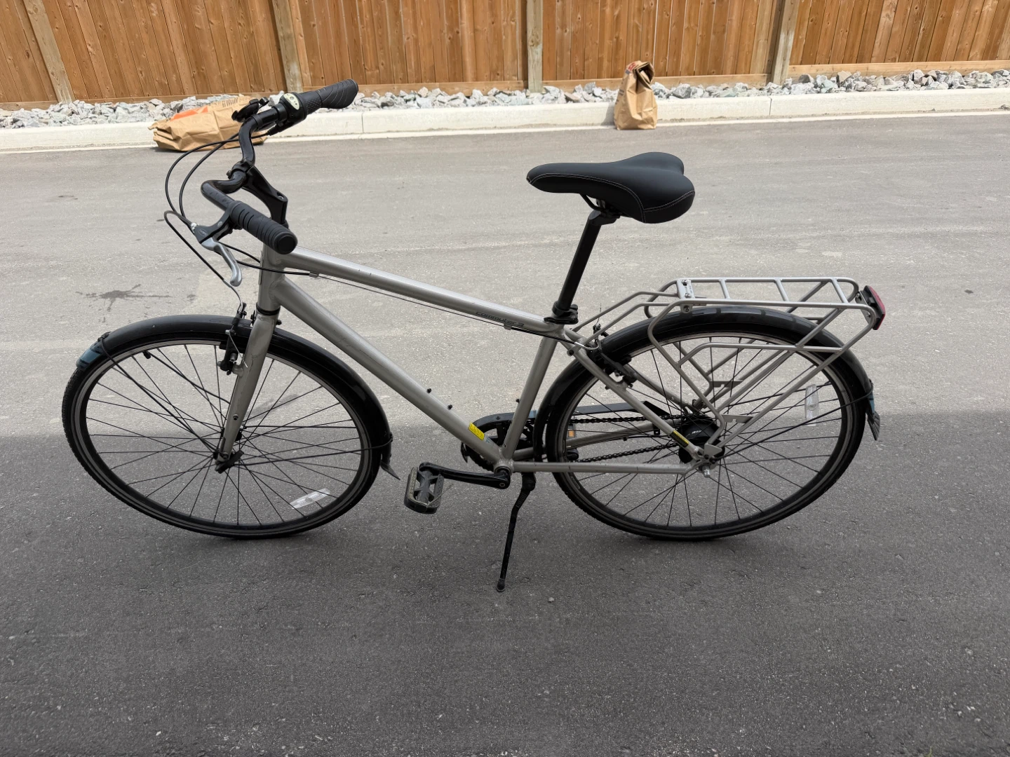 Silver Hybrid Bicycle - photo 2