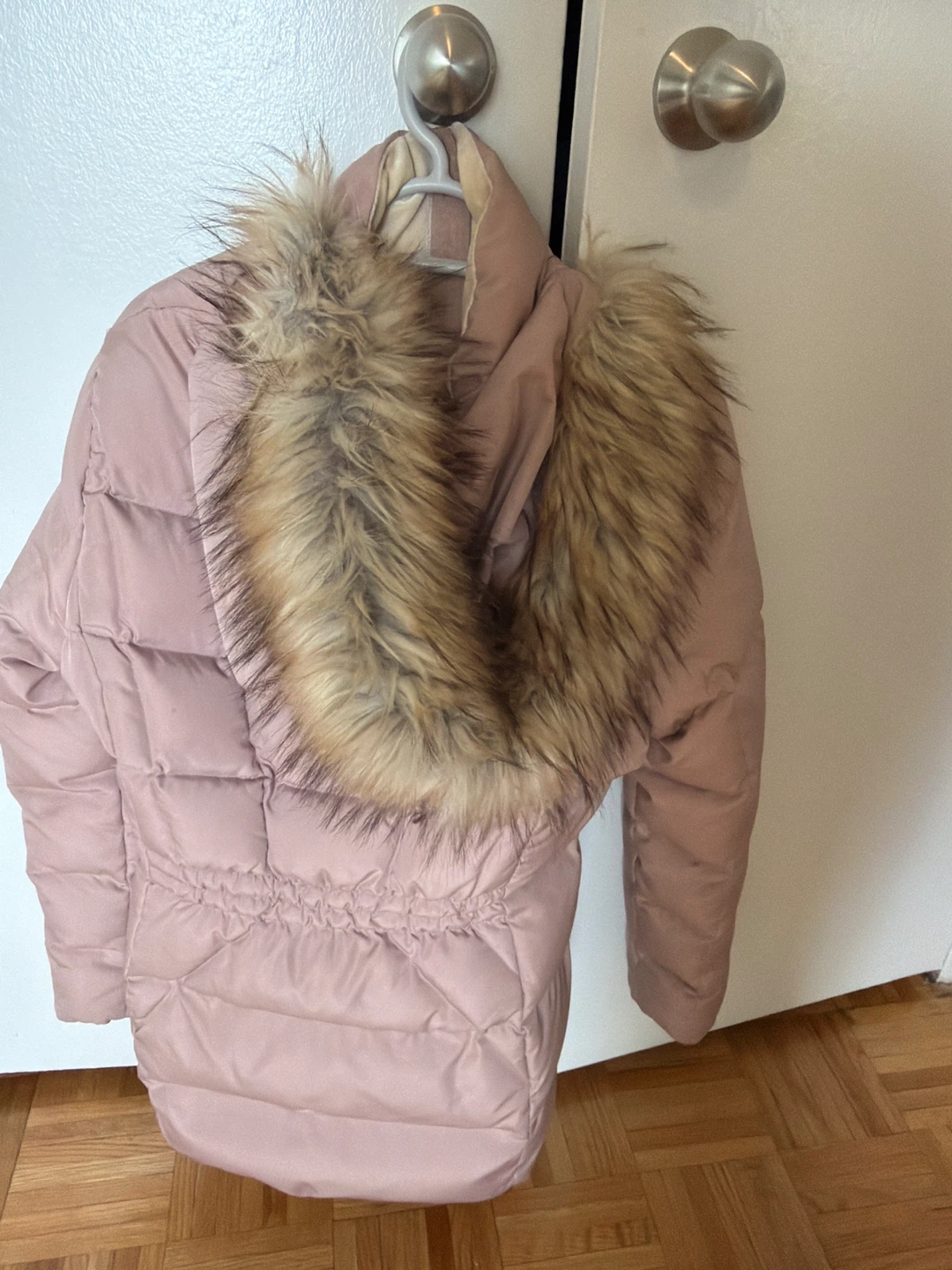 Calvin Klein Puffer Jacket with Fur Hood - photo 3