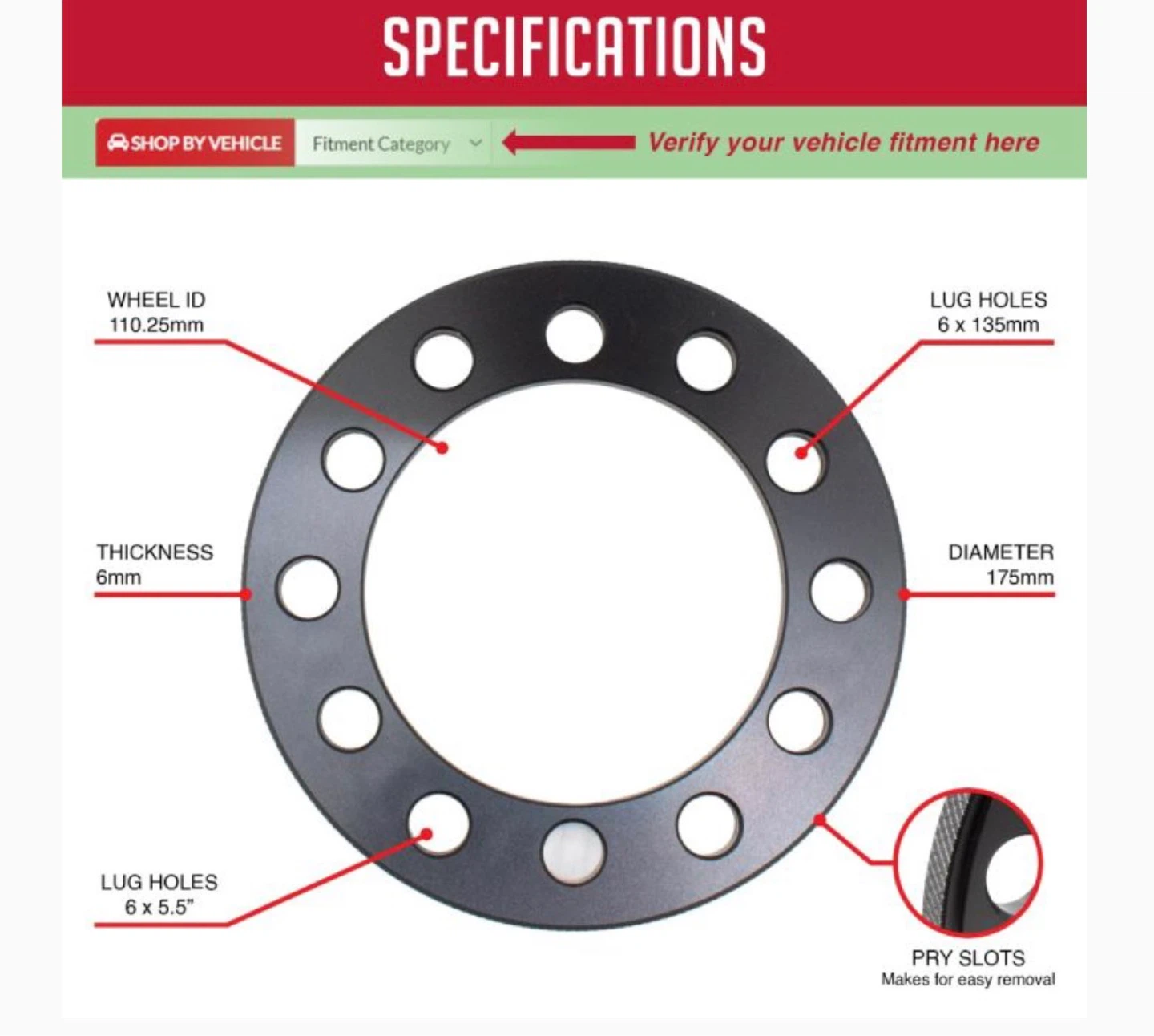 Coyote Billet Wheel Spacers - set of 4 - BNIB - photo 3