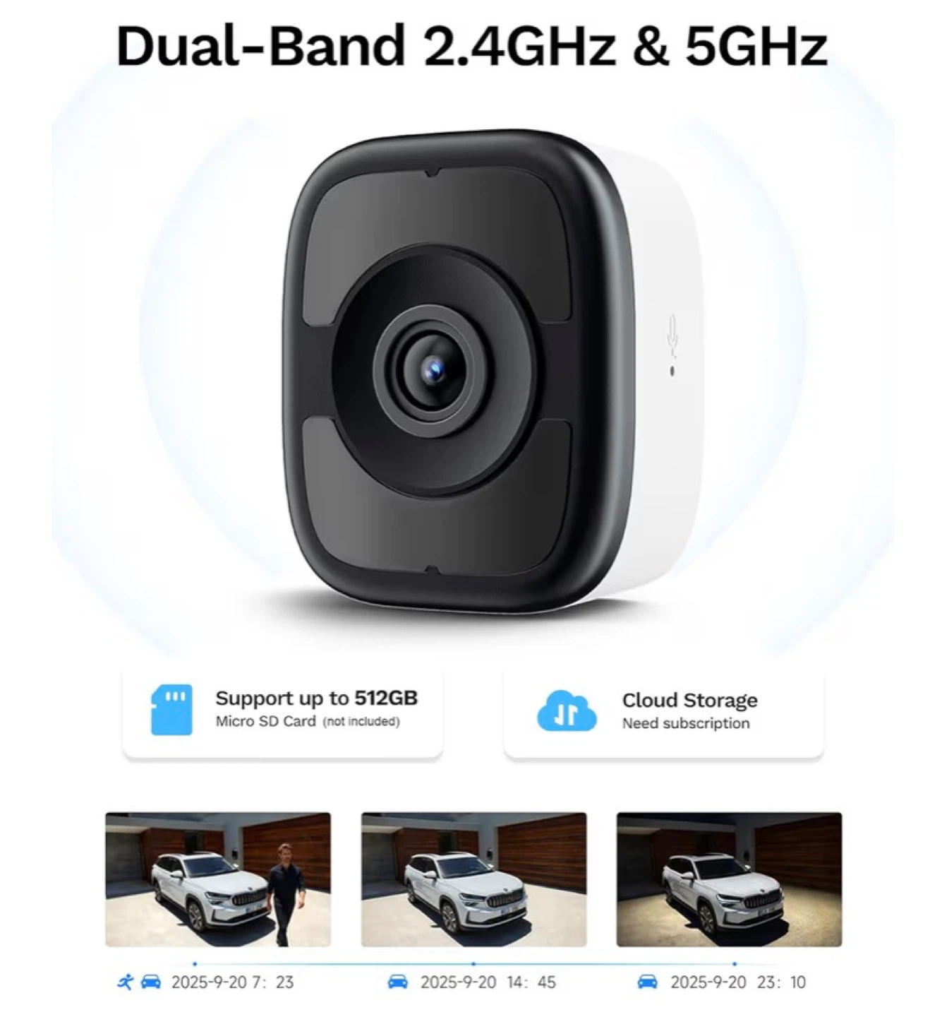 LongPlus 5MP 3K Magnetic Window Camera N3 - photo 5
