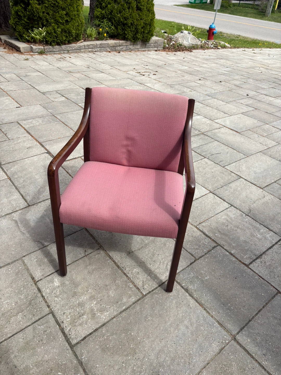 Krug Arm Chairs - Pink Fabric - photo 2