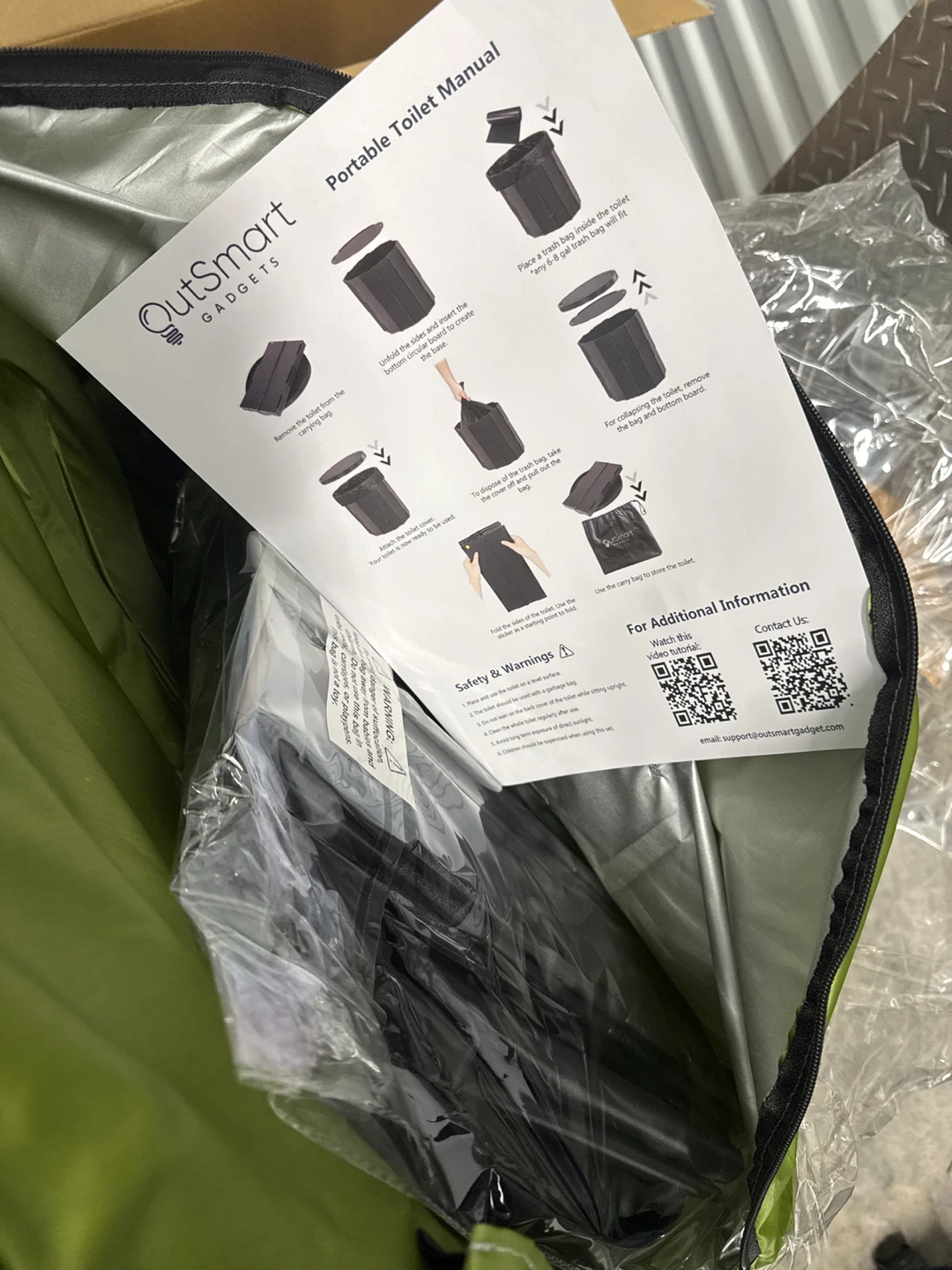 OutSmart Gadgets Portable Toilet Manual - photo 3