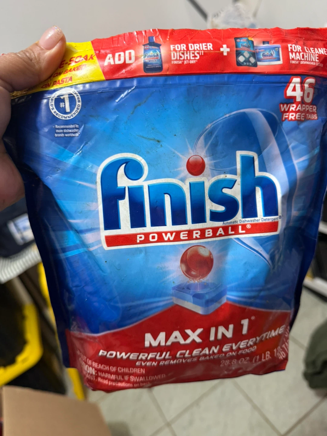 Termina Max en 1 pastillas de detergente para lavavajillas