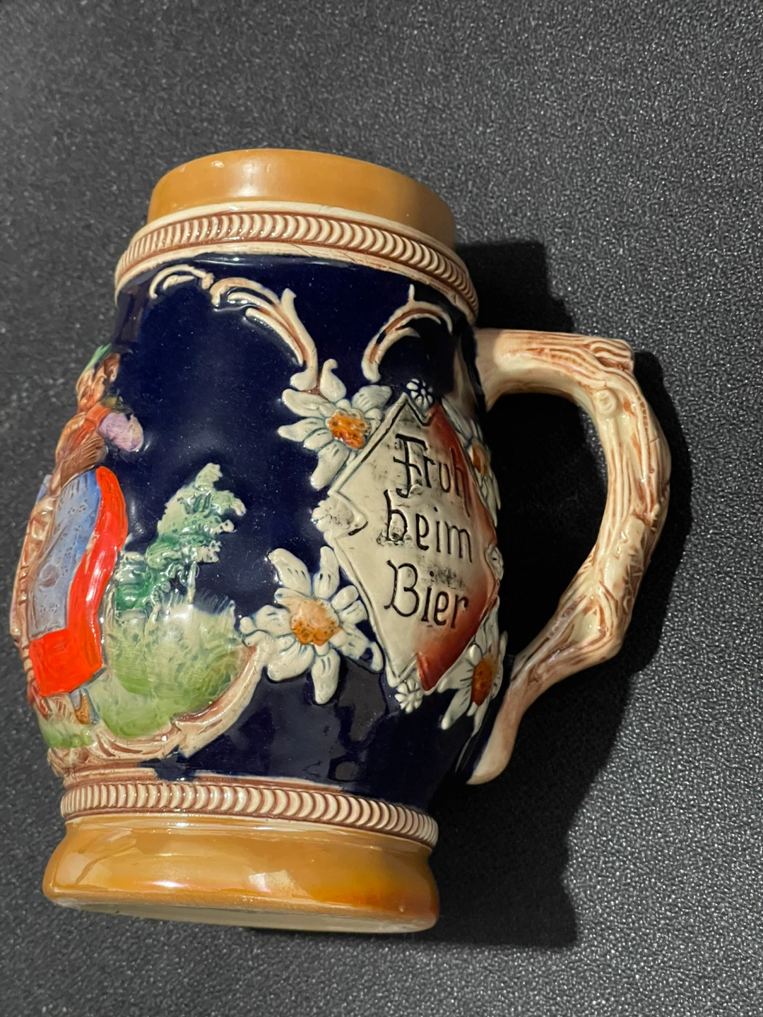 Vintage German Ceramic Beer Stein Mug - Offers Welcomed - photo 5