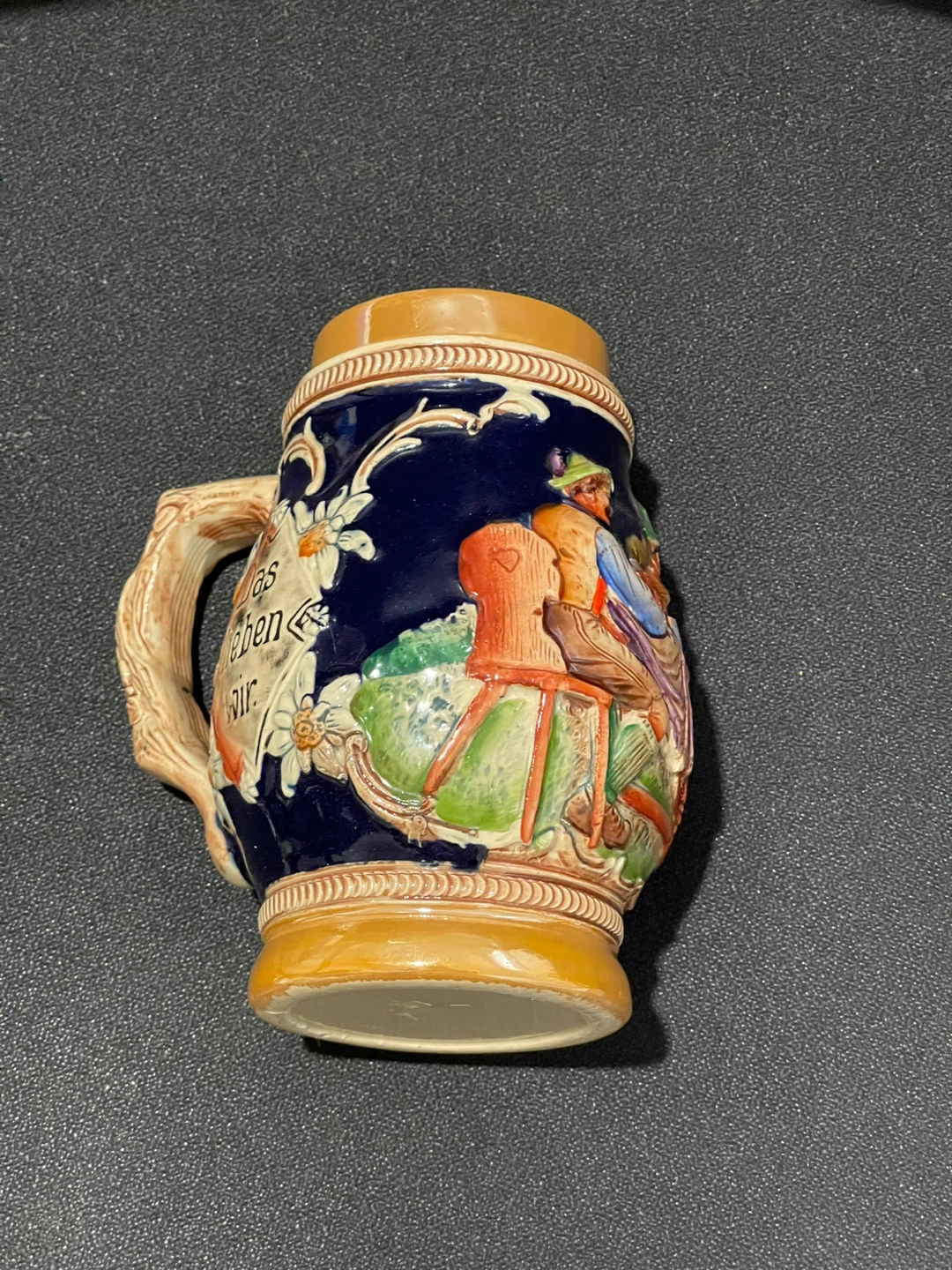 Vintage German Ceramic Beer Stein Mug - Offers Welcomed - photo 3