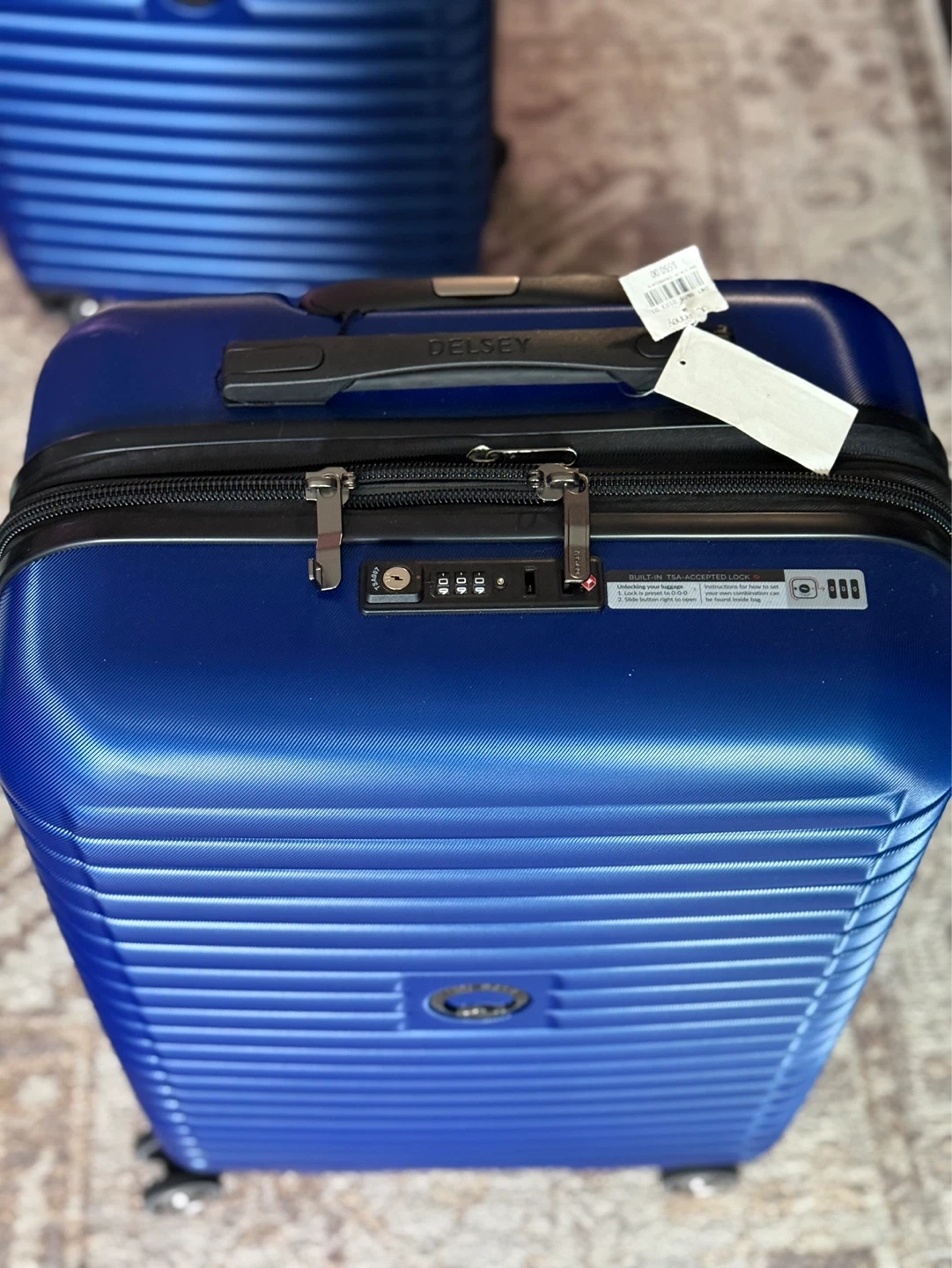 Delsey Paris Cruise 3.0 Medium Blue Expandable Spinner Luggage - photo 2